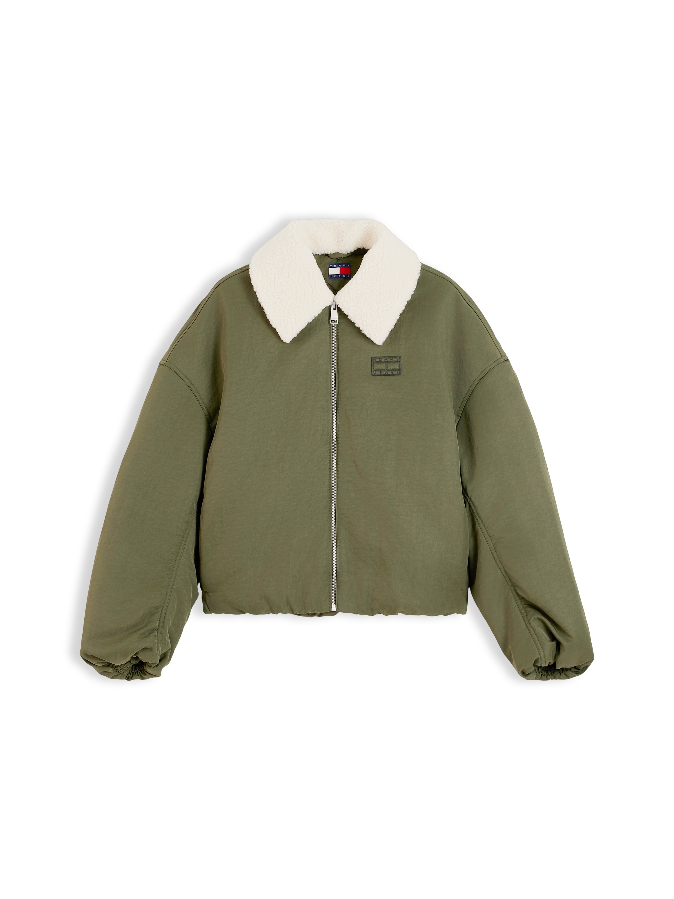 Tommy Jeans Bomberjacke »TJW FUR COLLAR UTILITY BOMBER« Kunstfaser, mit Fellimitat