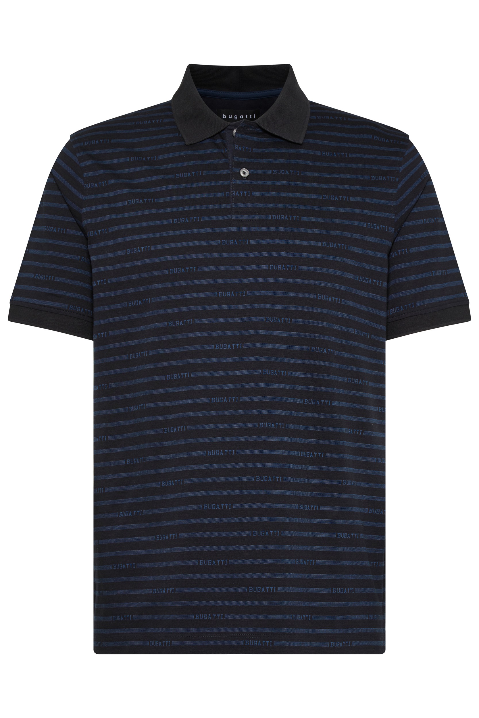 bugatti Poloshirt, mit Logo-Schriftzug
