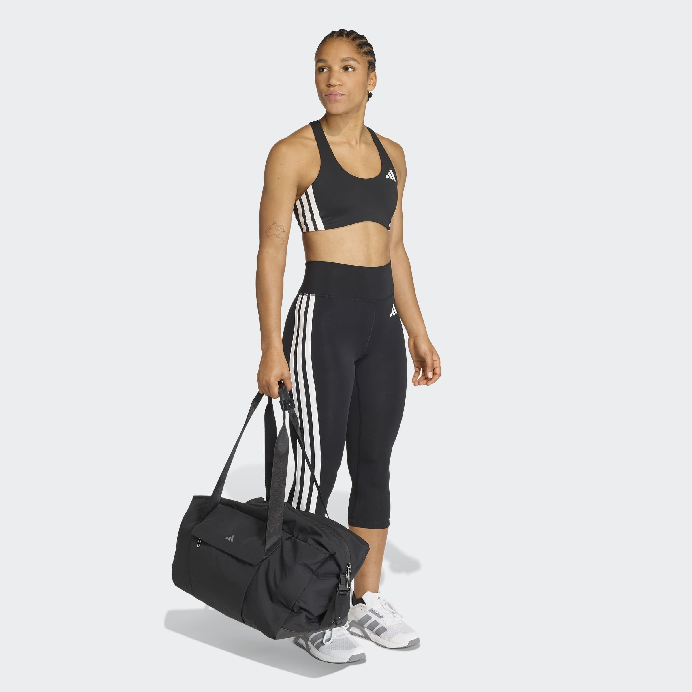 adidas Performance Trainingstights »OPTIME ESSENTIALS WORKOUT 3-STREIFEN 3/4 LEGGINGS«