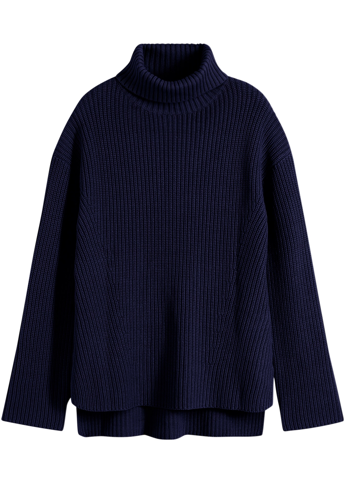 bonprix Rollkragenpullover »Rollkragenpullover aus reiner Baumwolle« Rollkragenpullover aus reiner Baumwolle