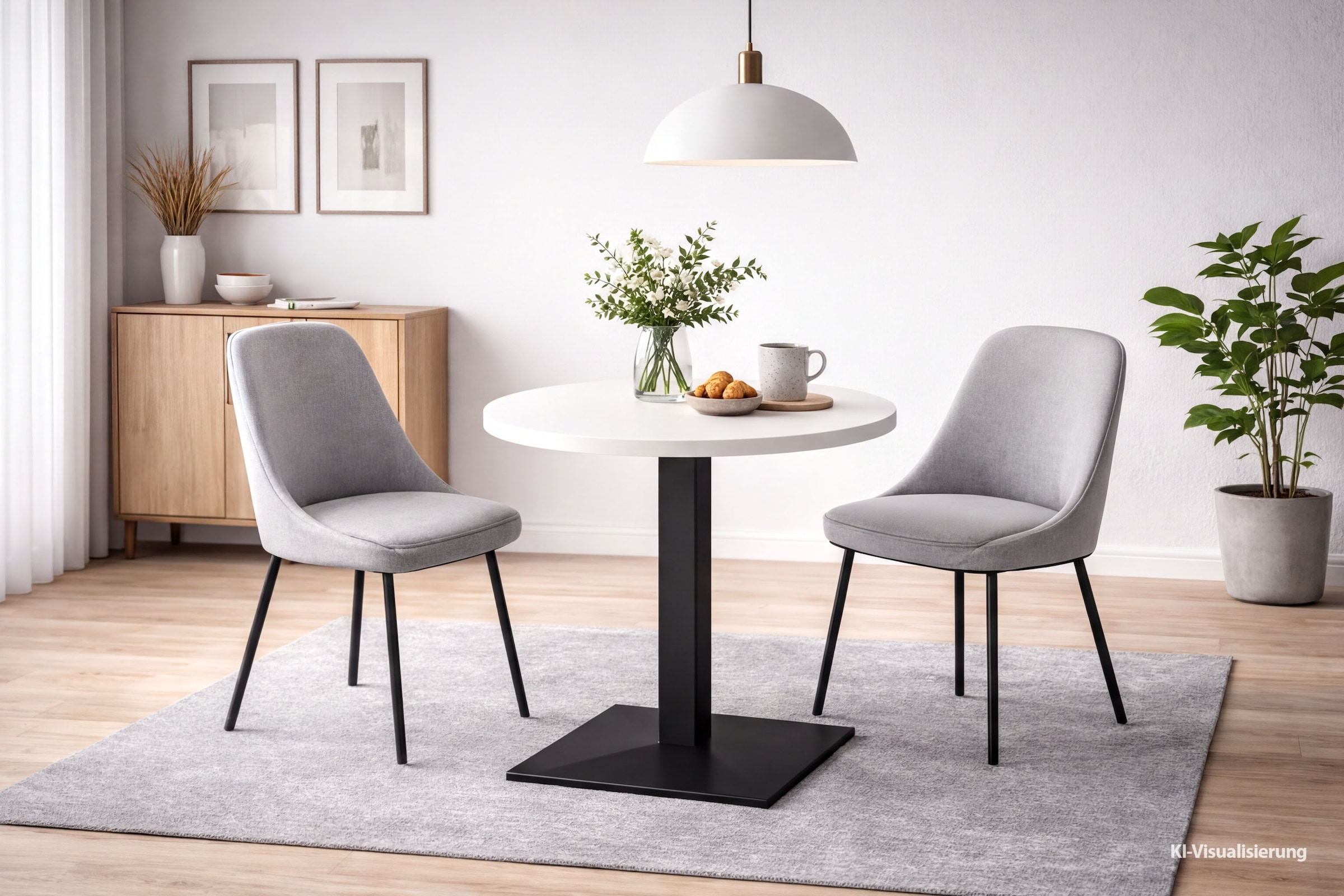 Mäusbacher Bistrotisch »Big Bistro Metall« Quadrat-Säulengestell, eckige Platte Ø 70 cm H 75 cm