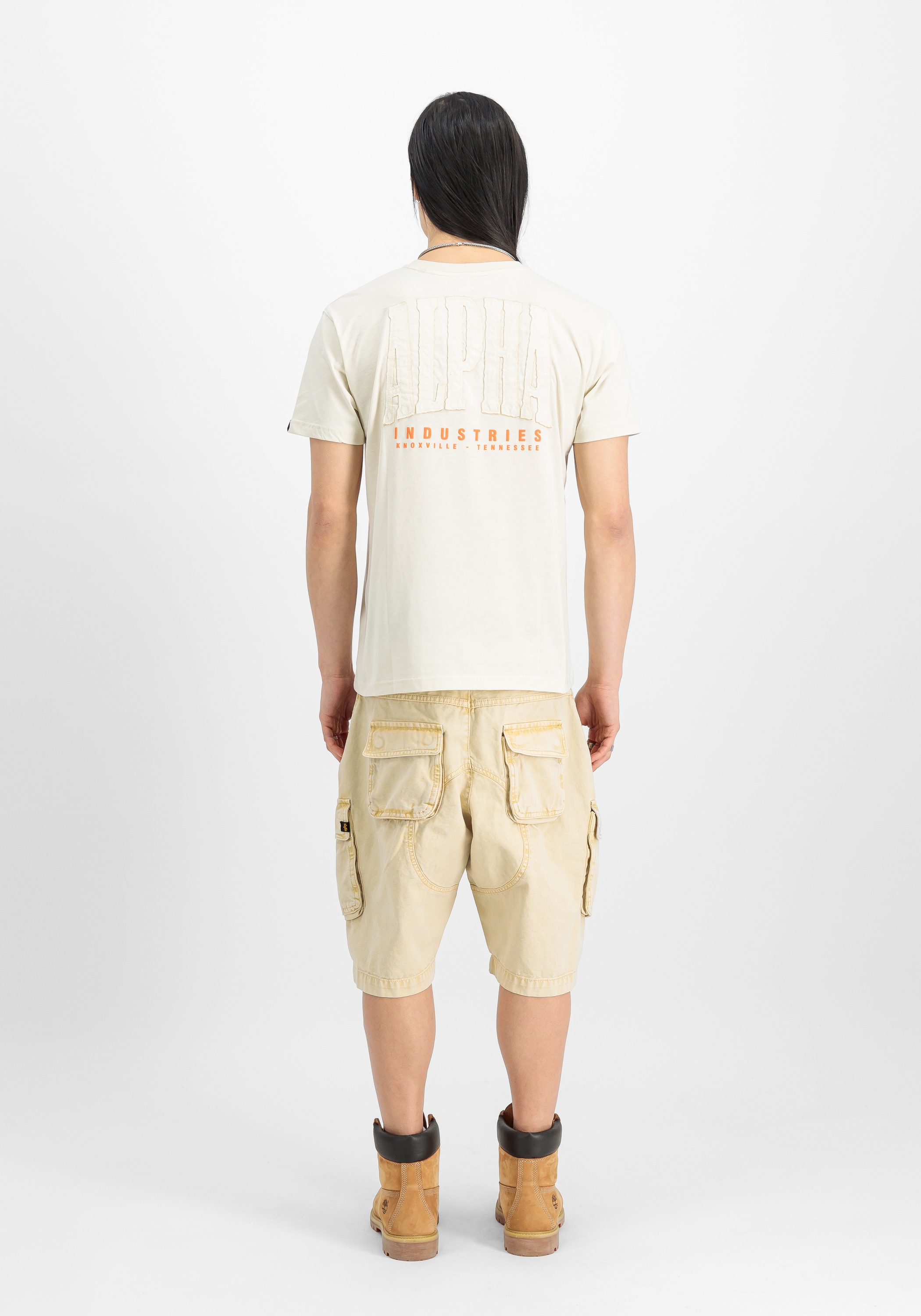 Alpha Industries T-Shirt »Alpha Industries Men - T-Shirts Coach T-Shirt Back Embroidery«
