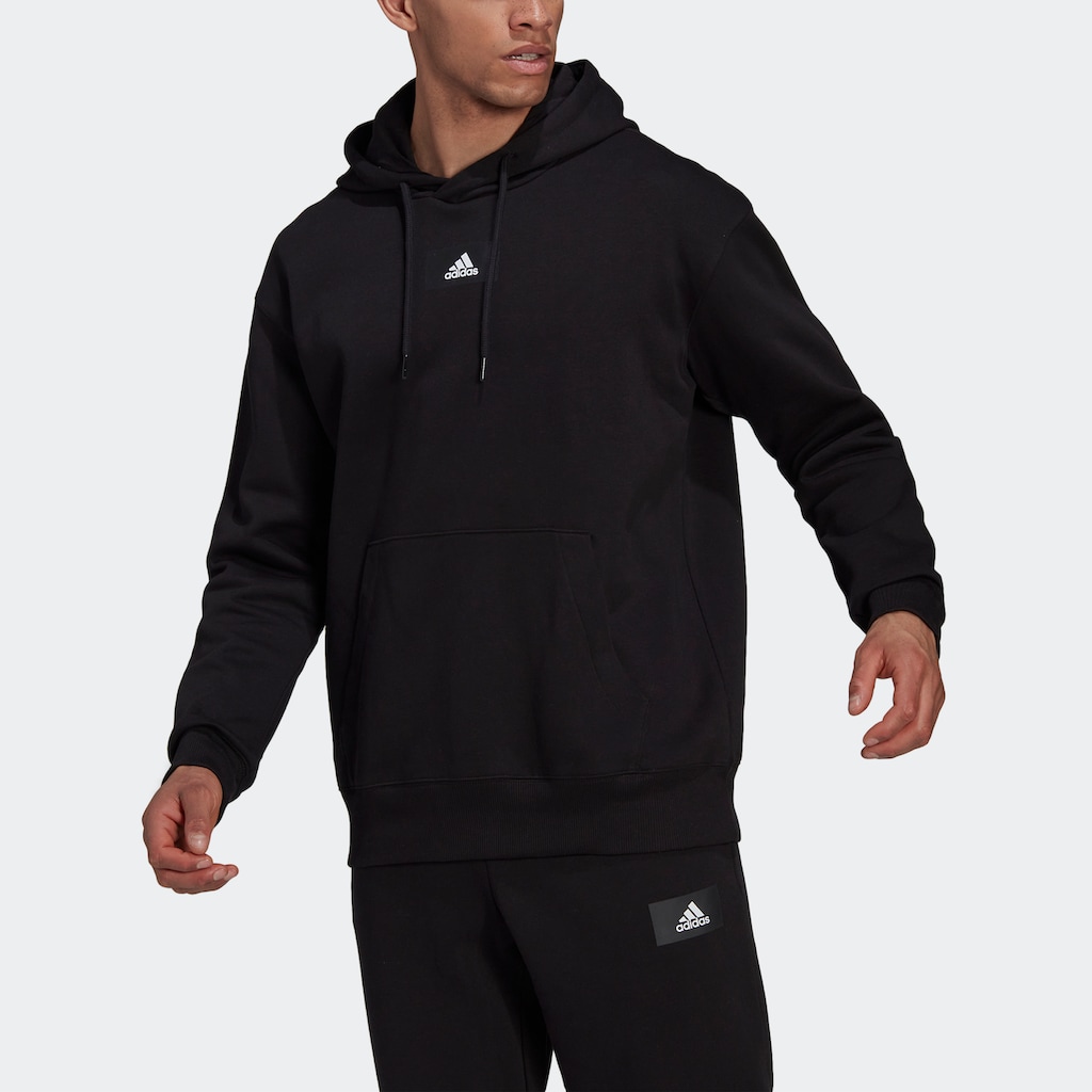 adidas Sportswear Kapuzensweatshirt »ESSENTIALS FEELVIVID COTTON FLEECE DROP SHOULDER HOODIE«