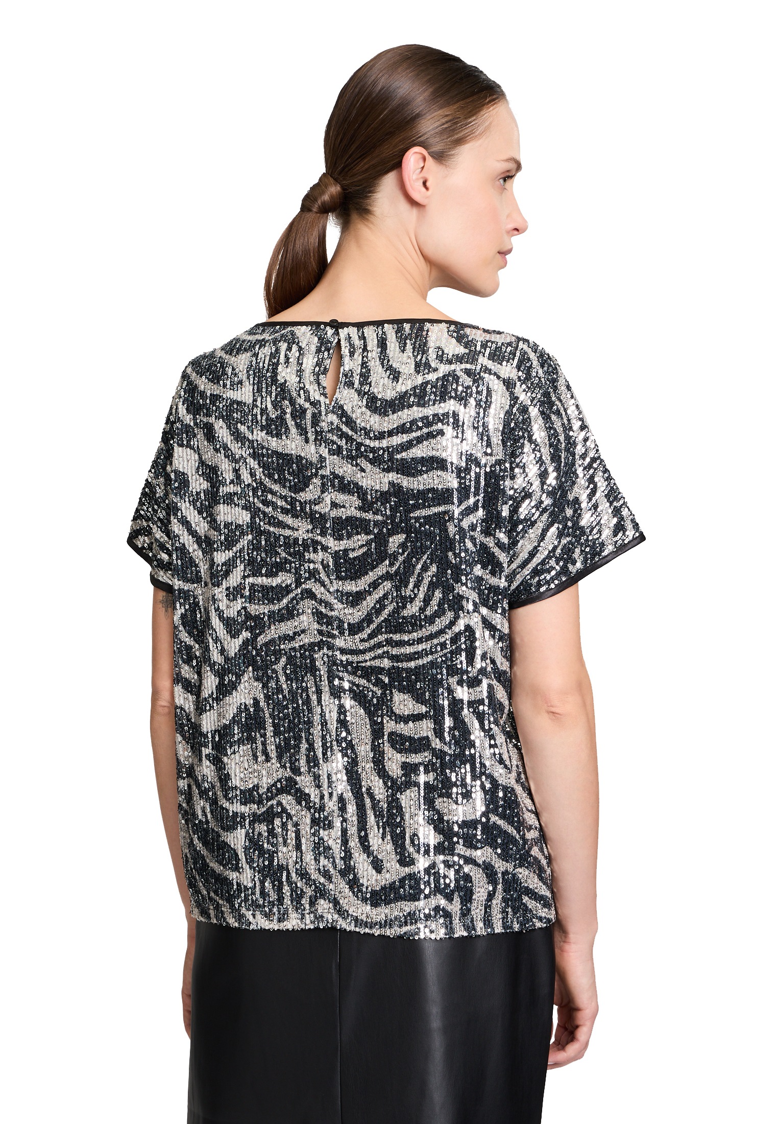 Betty&Co Schlupfbluse »Schlupfbluse mit Pailletten«