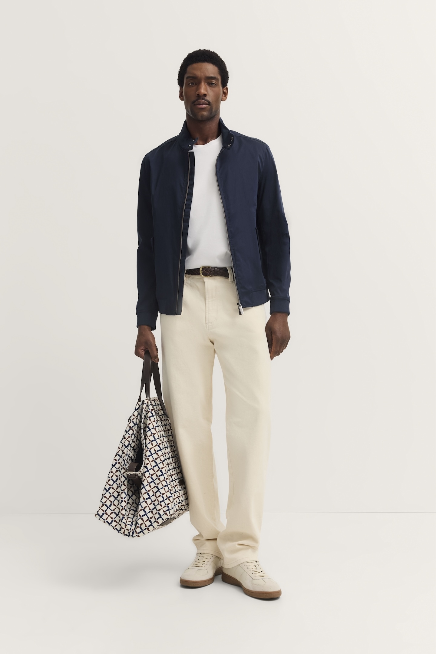 bugatti Blouson ohne Kapuze mit Stehkragen & Strickdetails