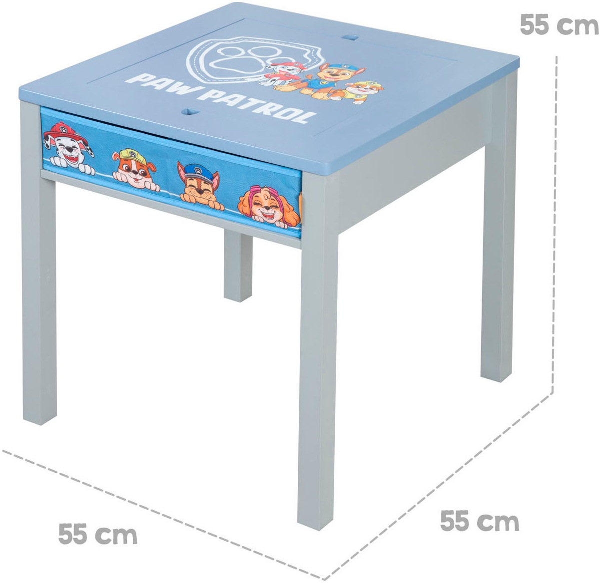 roba® Kindersitzgruppe »Paw Patrol«, (Set), mit Tisch und Sitzhocker