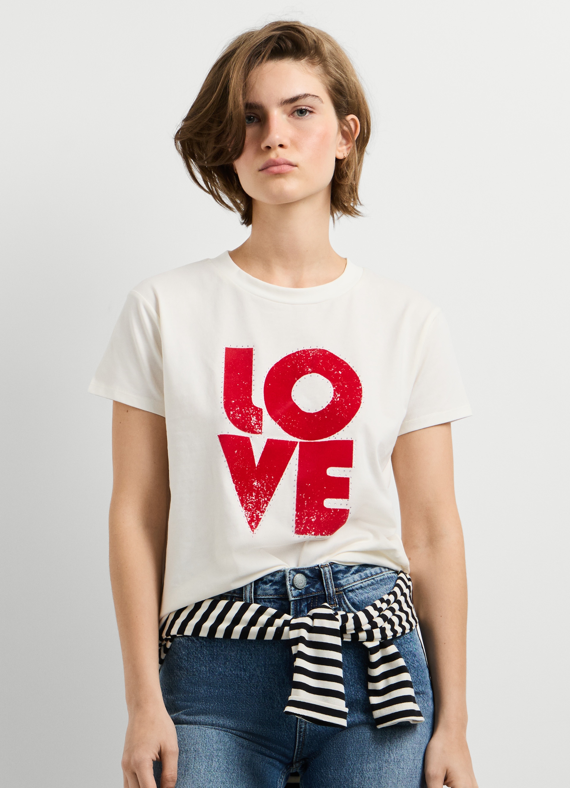 Pepe Jeans T-Shirt »BEATRISA« mit Frontprint, Rundhals