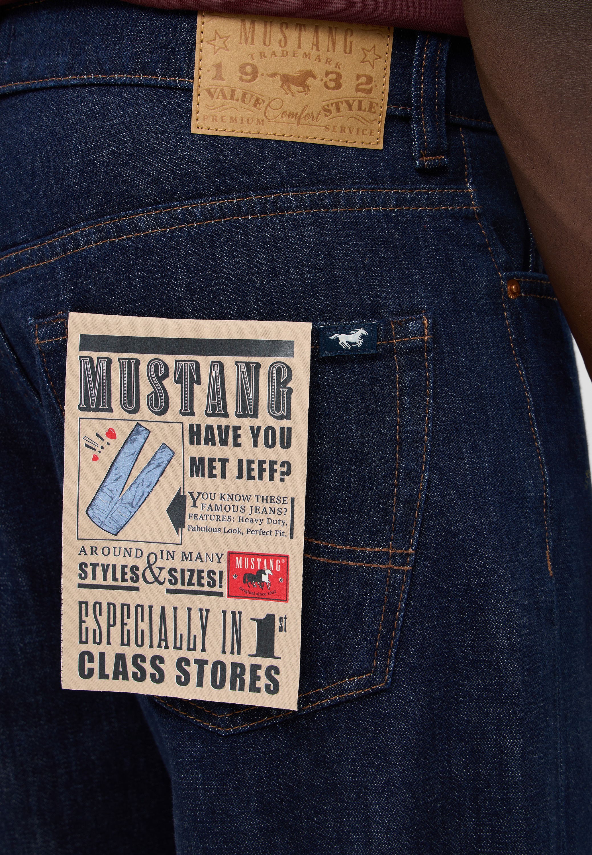 MUSTANG Straight-Jeans »Herren Style Jeff Relaxed Straight«