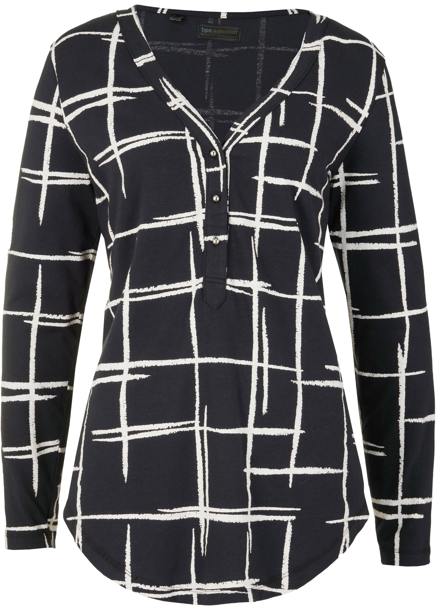 bonprix Blusenshirt Longshirt