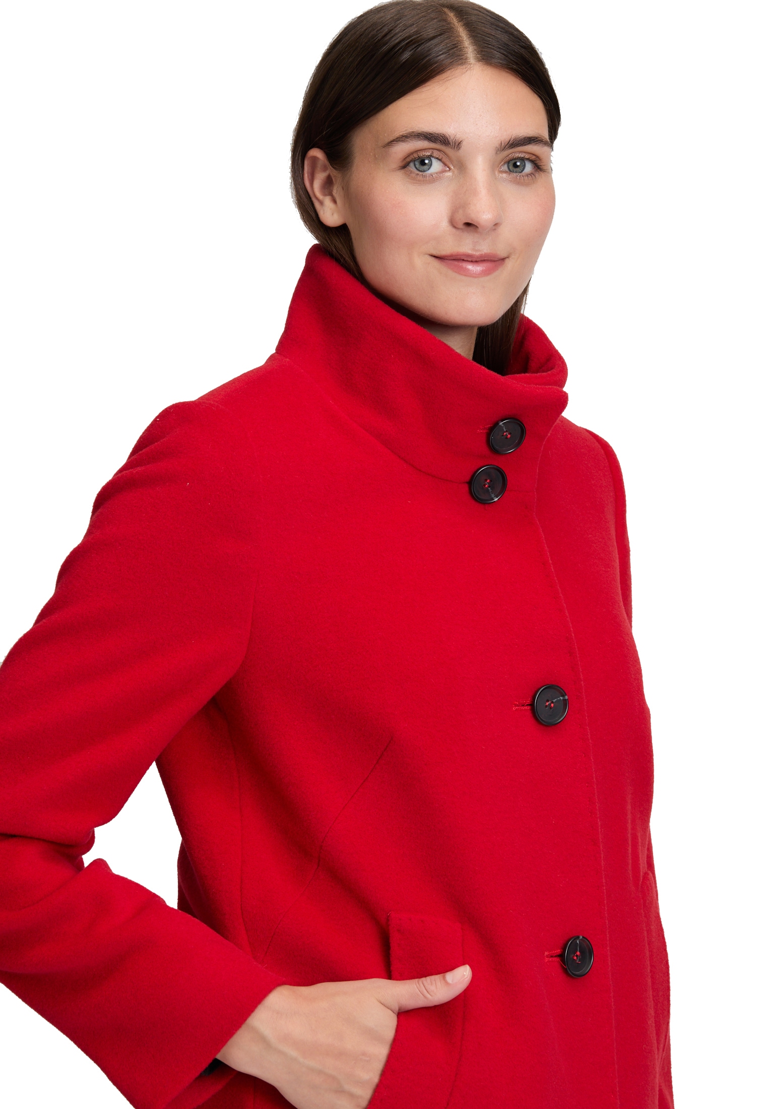 Betty Barclay Wolljacke »Wollmantel mit Kragen«