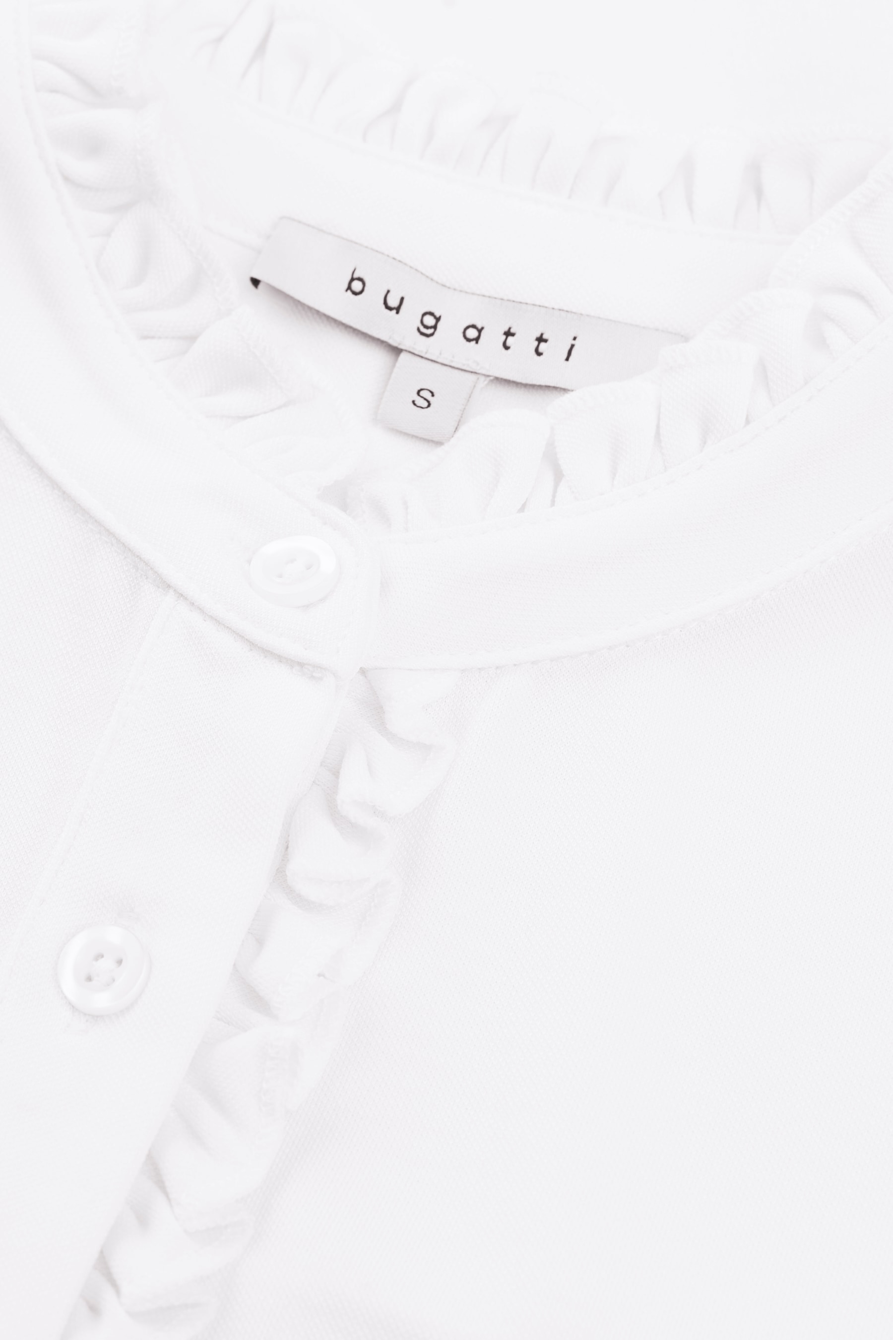 bugatti T-Shirt, mit Rüschendetails