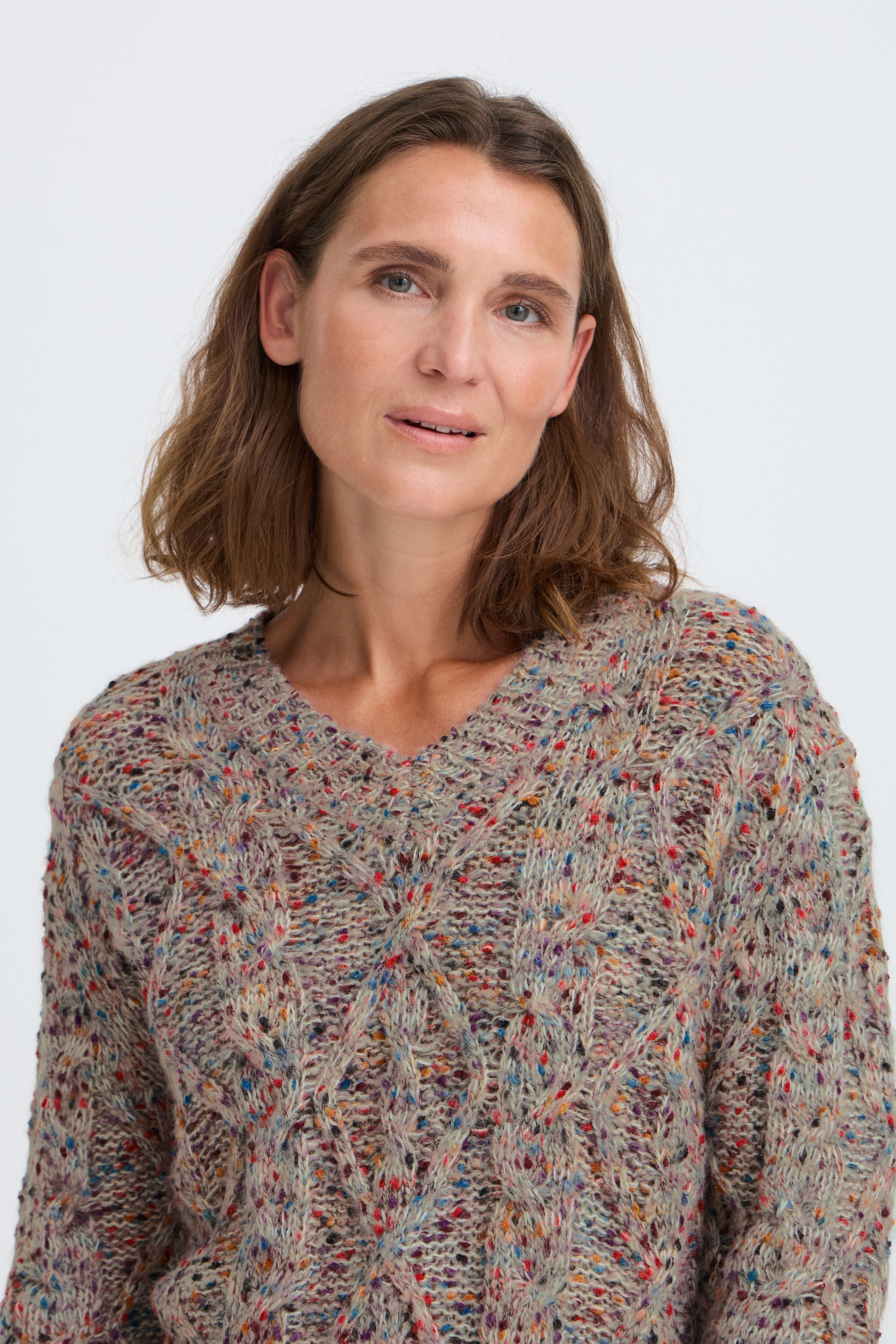 Pulz Jeans Strickpullover »Damen Langarm PZELIN«