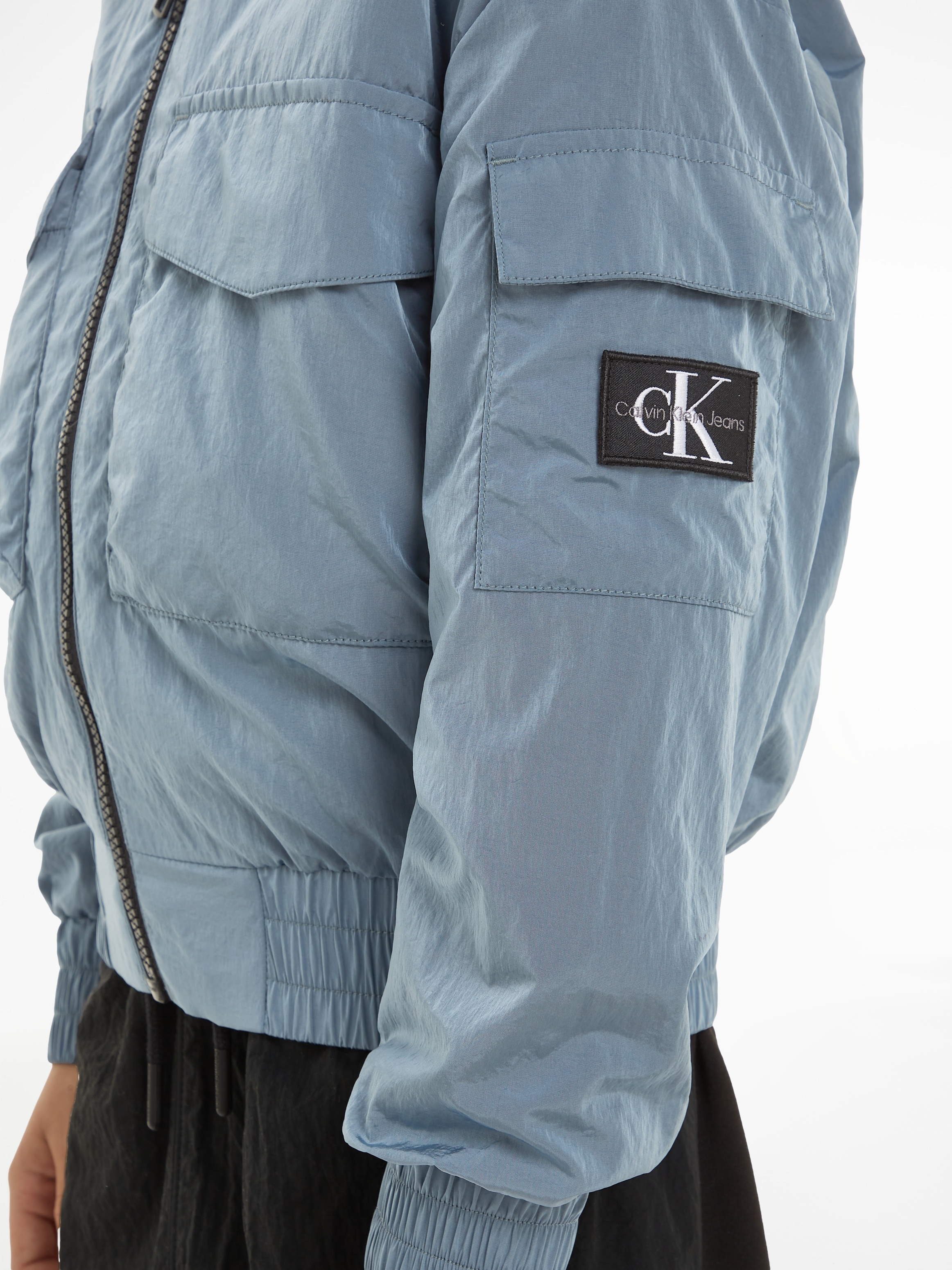 Calvin Klein Jeans Bomberjacke »STRUCTURED NYLON ZIPPED BOMBER«, für Kinder bis 16 Jahre