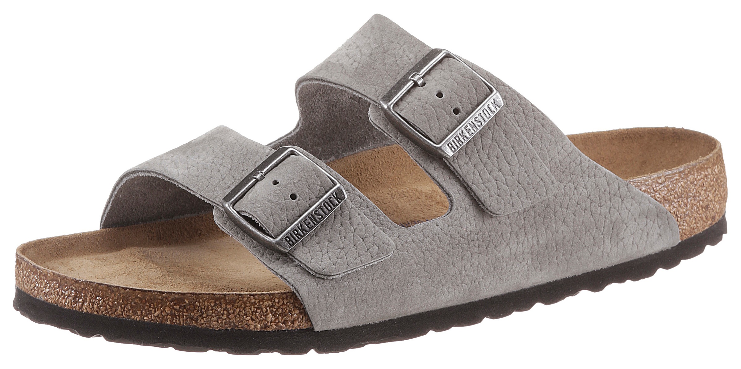 Birkenstock Pantolette »Arizona SFB«, mit Schnallen zum Verstellen, aus Leder