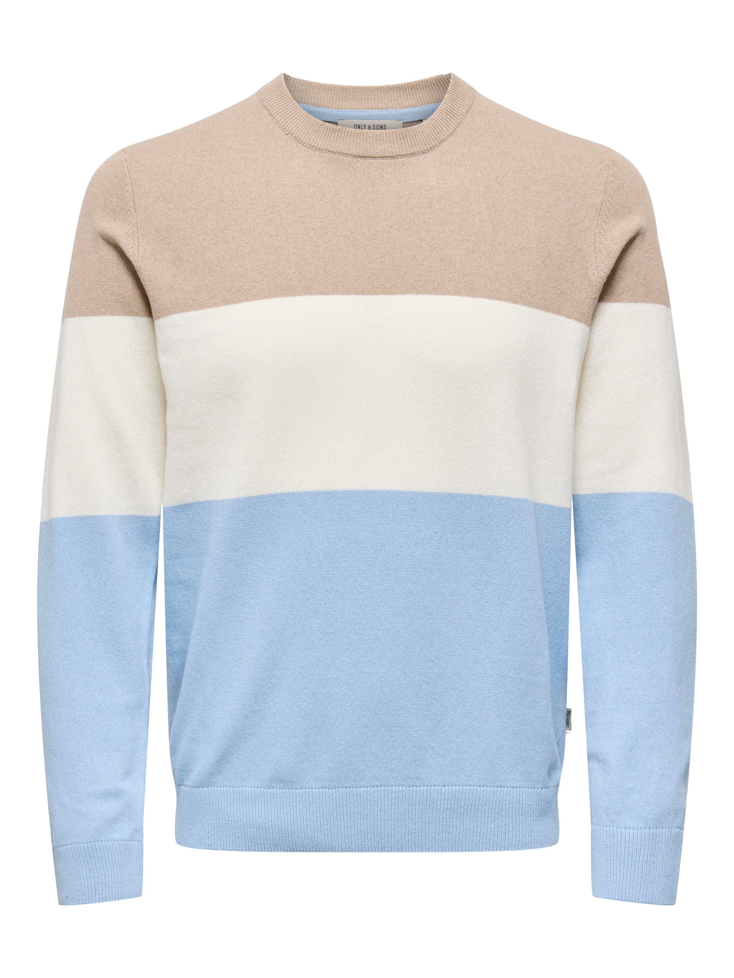 ONLY & SONS Rundhalspullover »ONSREX LIFE REG 12 CREW KNIT«