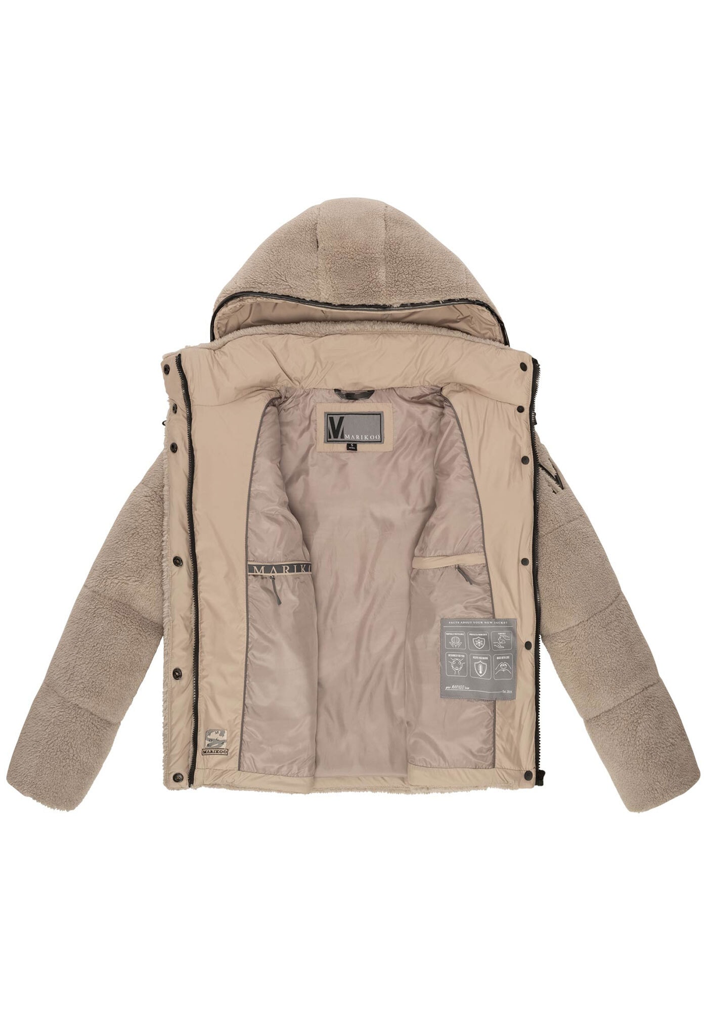 Marikoo Winterjacke »Marikoo Kaguraa Damen Winterjacke N030«