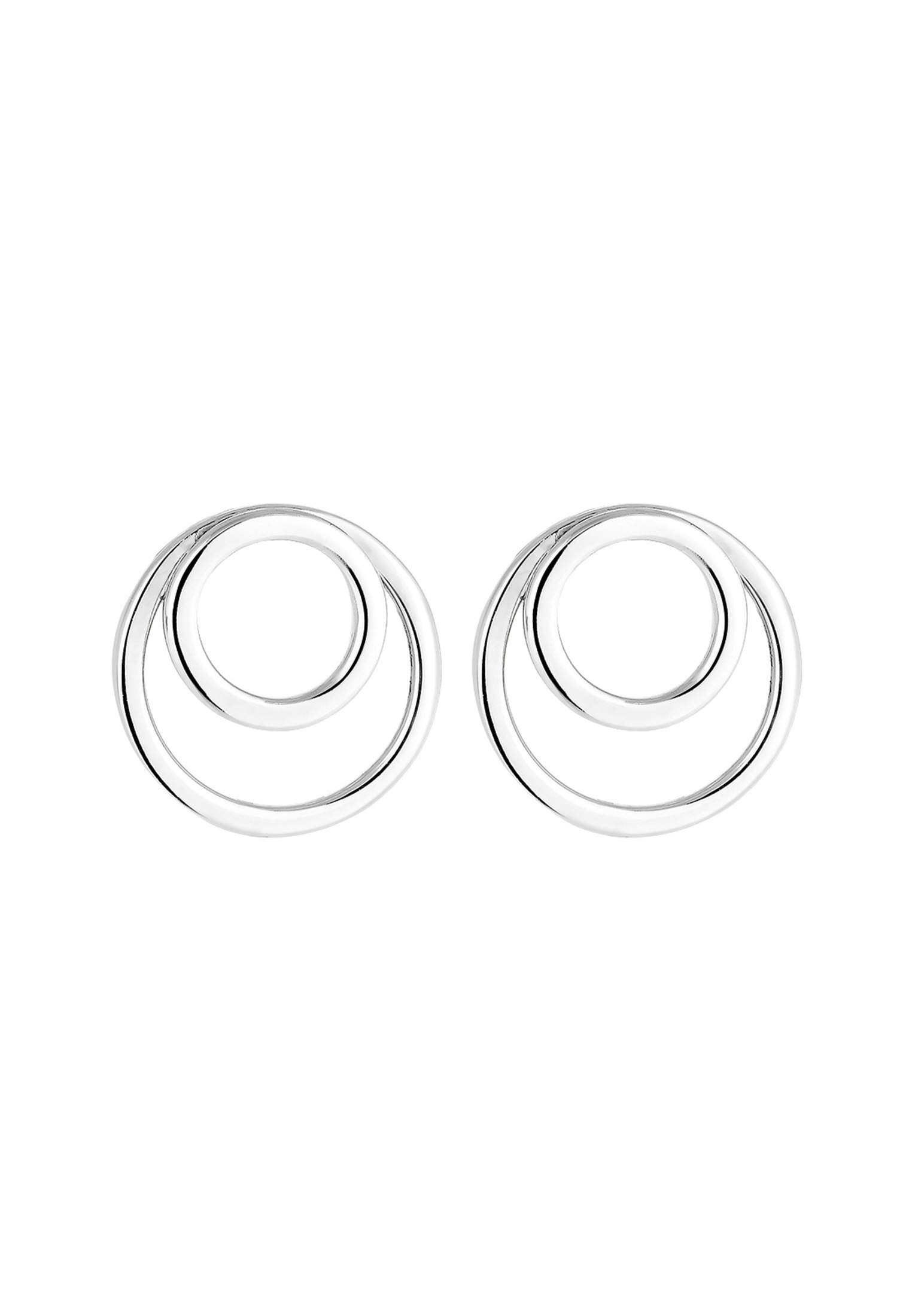 Elli Paar Ohrstecker »Ohrringe Ohrstecker Kreis Rund 925 Sterling Silber«