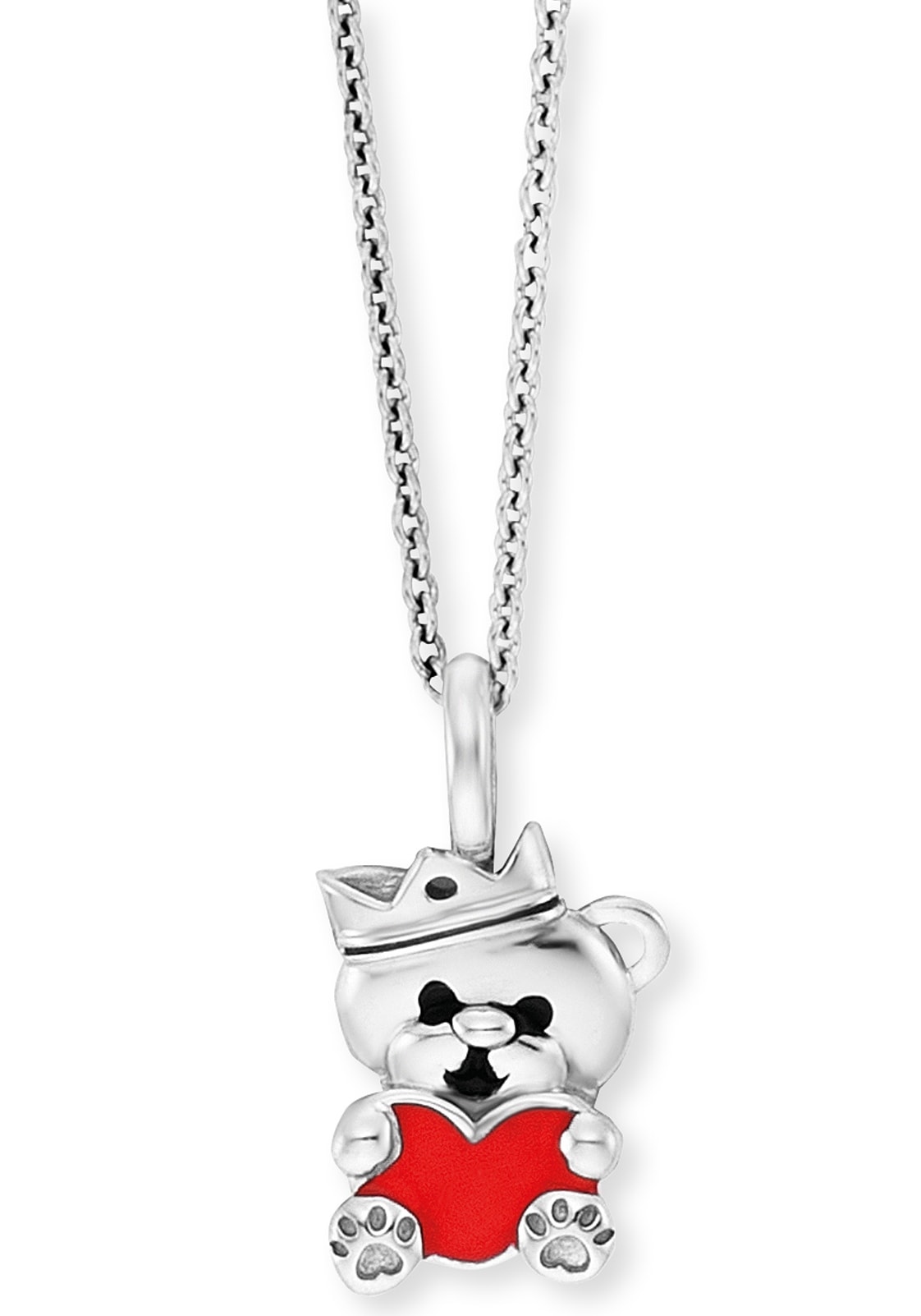 Herzengel Kette mit Anhänger »Bärchen mit Herz, HEN-TEDDYLOVE«, mit Emaille kaufen