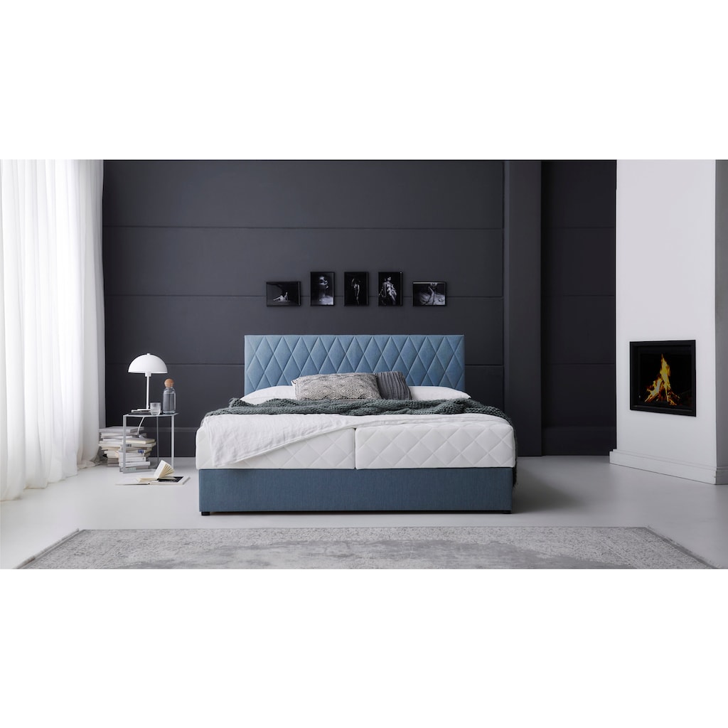 ATLANTIC home collection Boxbett Benita, mit Taschen-Federkernmatratze und Bettkasten