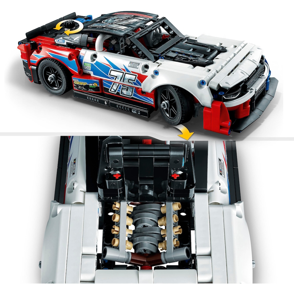 LEGO® Konstruktionsspielsteine »NASCAR Next Gen Chevrolet Camaro ZL1 (42153), LEGO® Technic«, (672 St.)