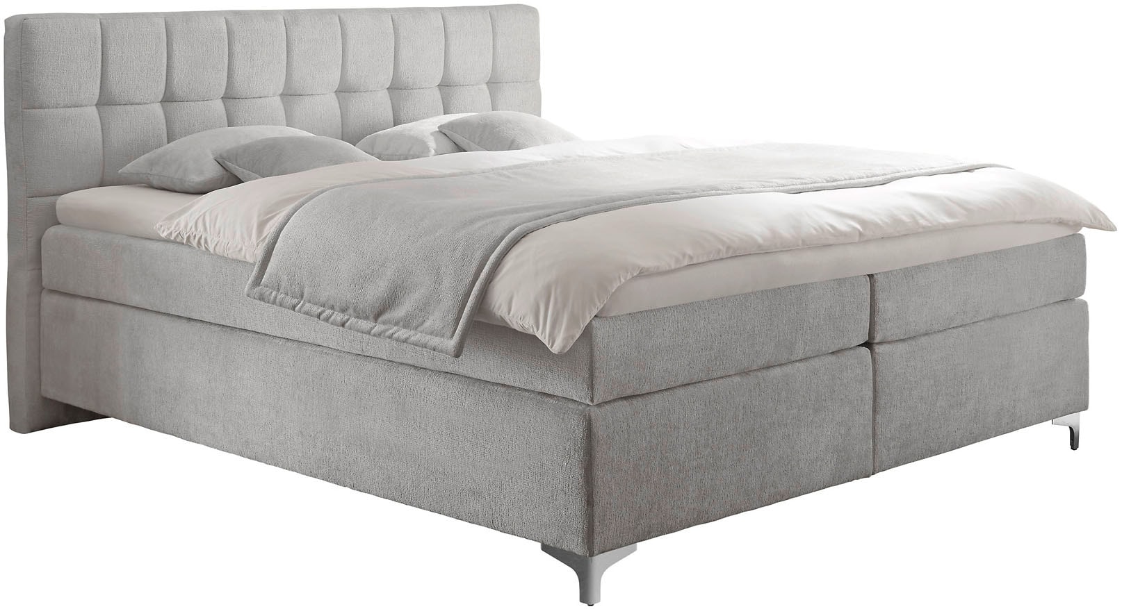 hapo Boxspringbett »Neyla erhältlich in den Breiten 100, 160, 180 & 200cm« in verschiedenen Matratzenqualitäten, Härtegraden und Farben verfügbar