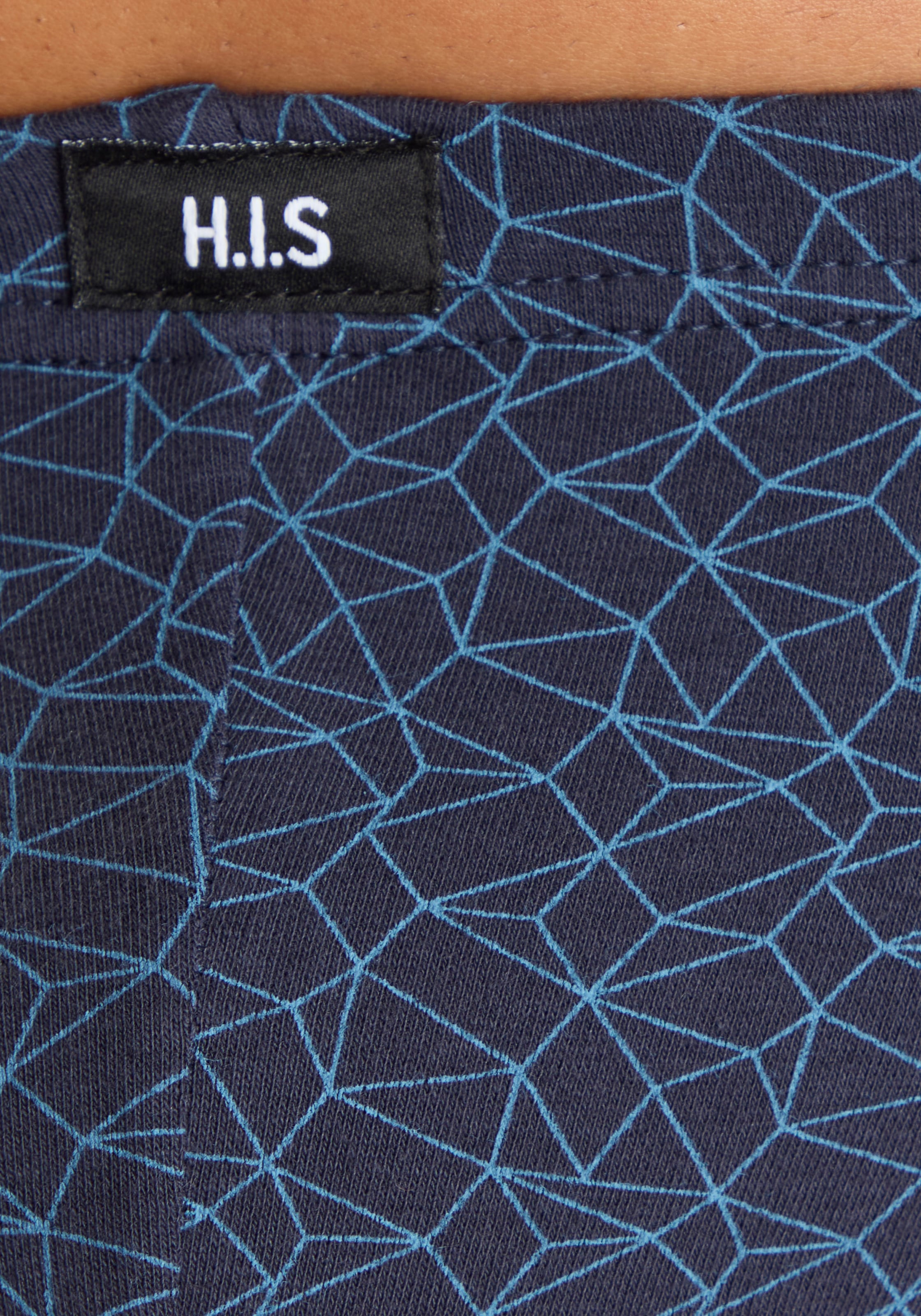 H.I.S Slip »Männer Unterhose« Packung, 10 Stk. in bedruckter Baumwollqualität