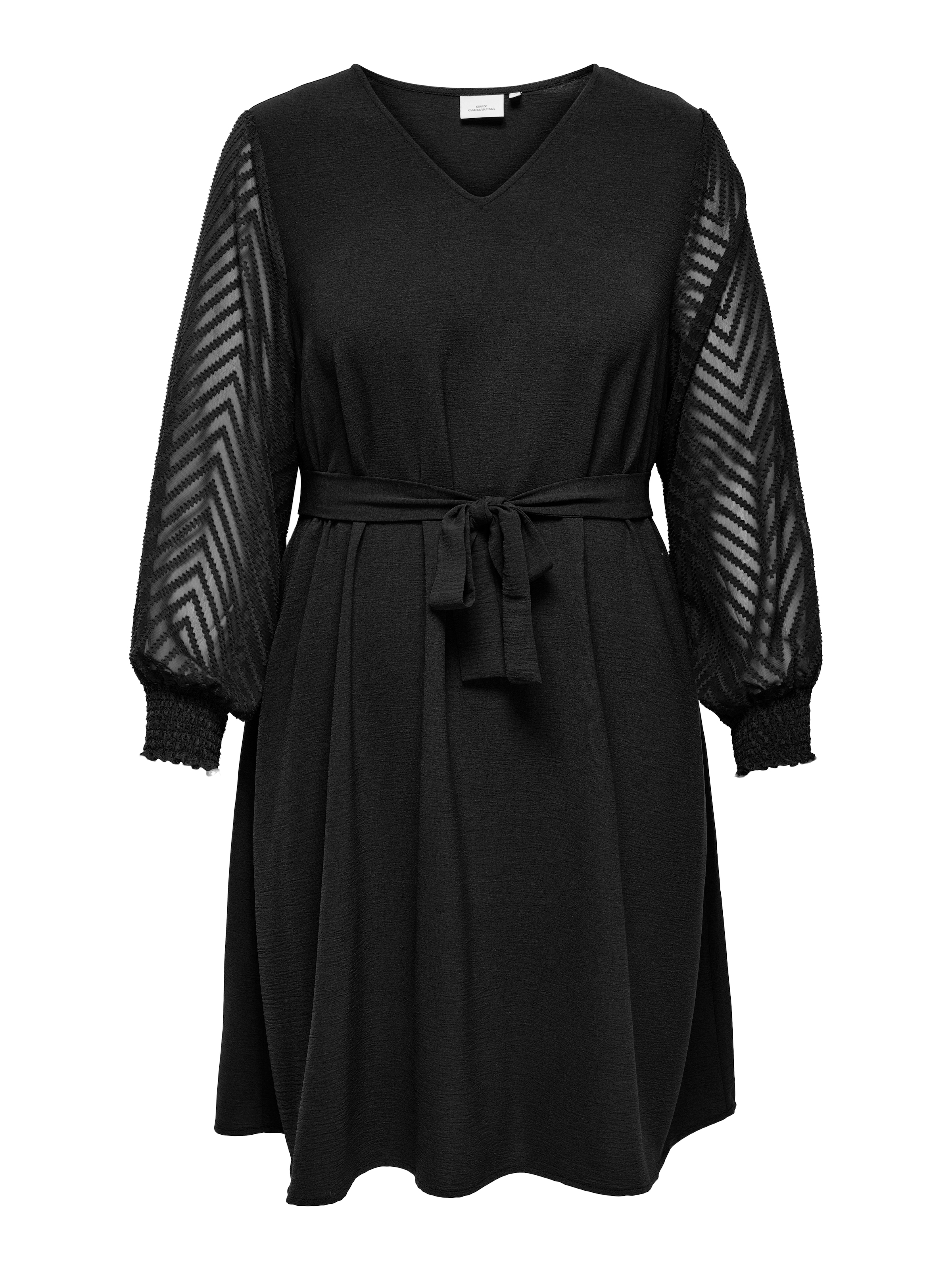ONLY CARMAKOMA Midikleid »CARMETTA LIFE LS KNEE DRESS WVN«, Sommerkleid