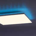 my home LED Deckenleuchte »Floki«, LED-Modul, 1 St., Warmweiß, Rahmenlose Deckenlampe weiß L 45 x B 45 cm, LED Panel, Deckenpanel mit Farbtemperatursteuerung CCT und RGB Backlight, dimmbar, Memory-Funktion