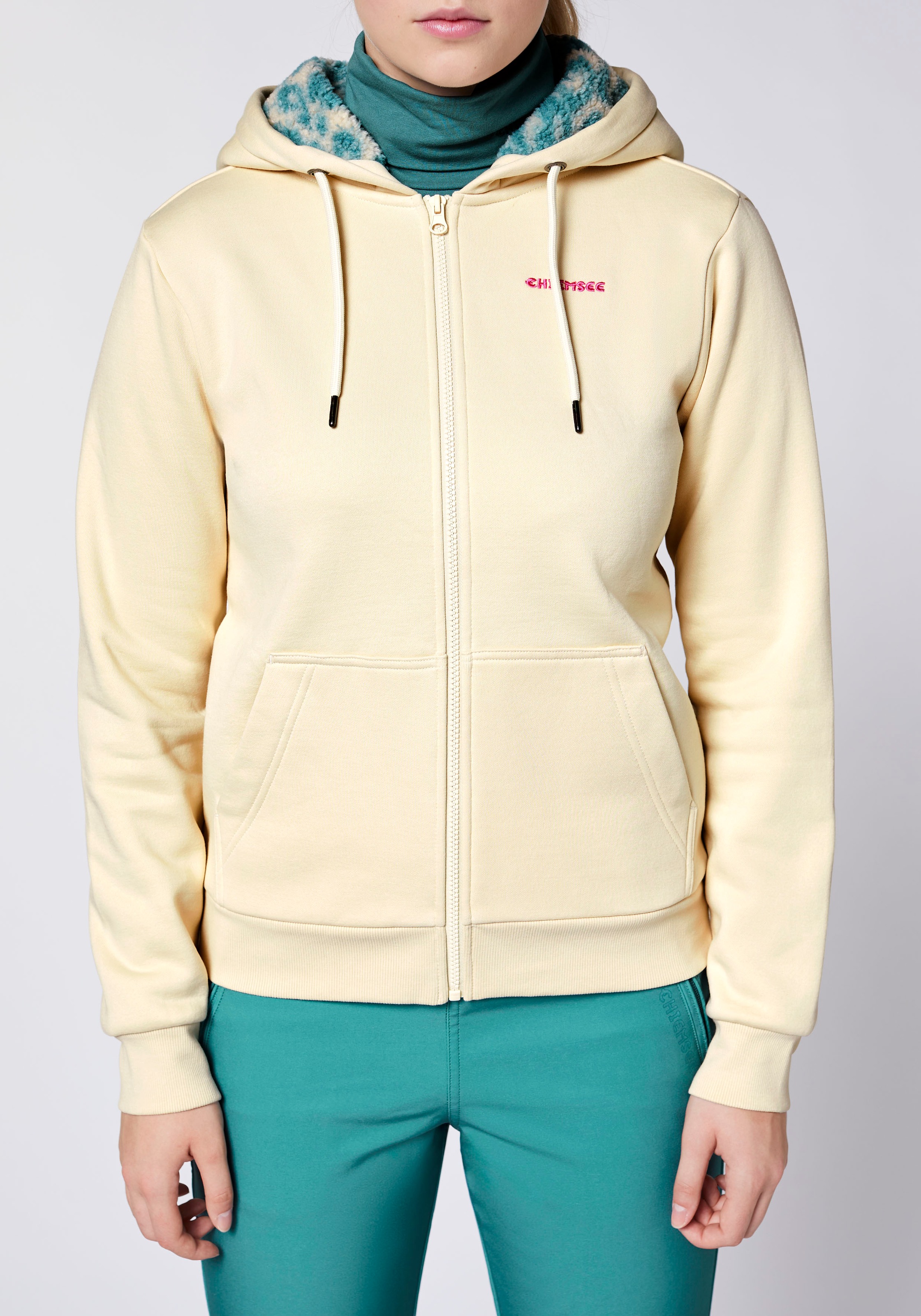 Chiemsee Kapuzensweatjacke - mit kuschelig gef&uuml;tterter Kapuze<br/>