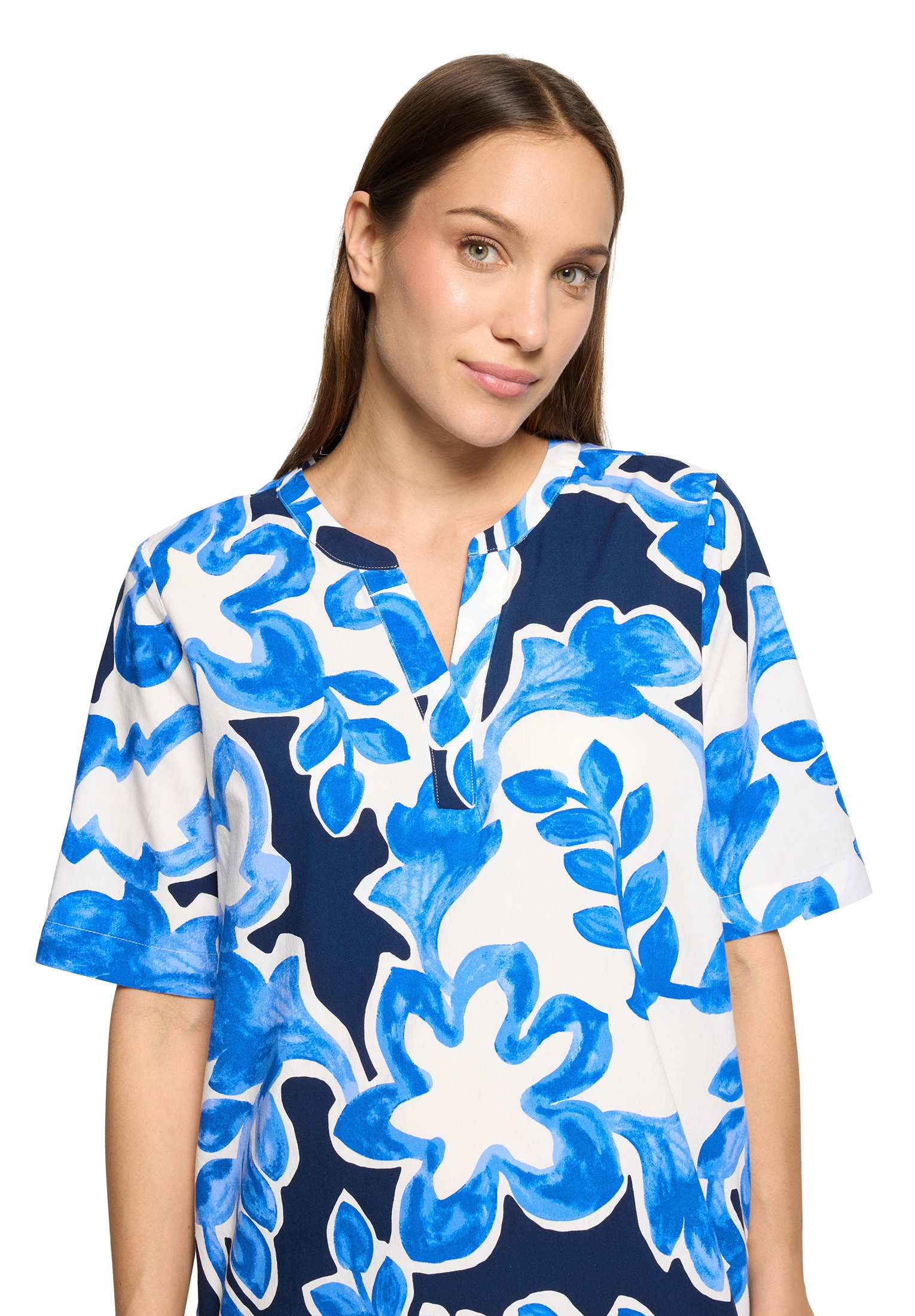 Betty&Co Hemdblusenkleid »Hemdblusenkleid mit Print«