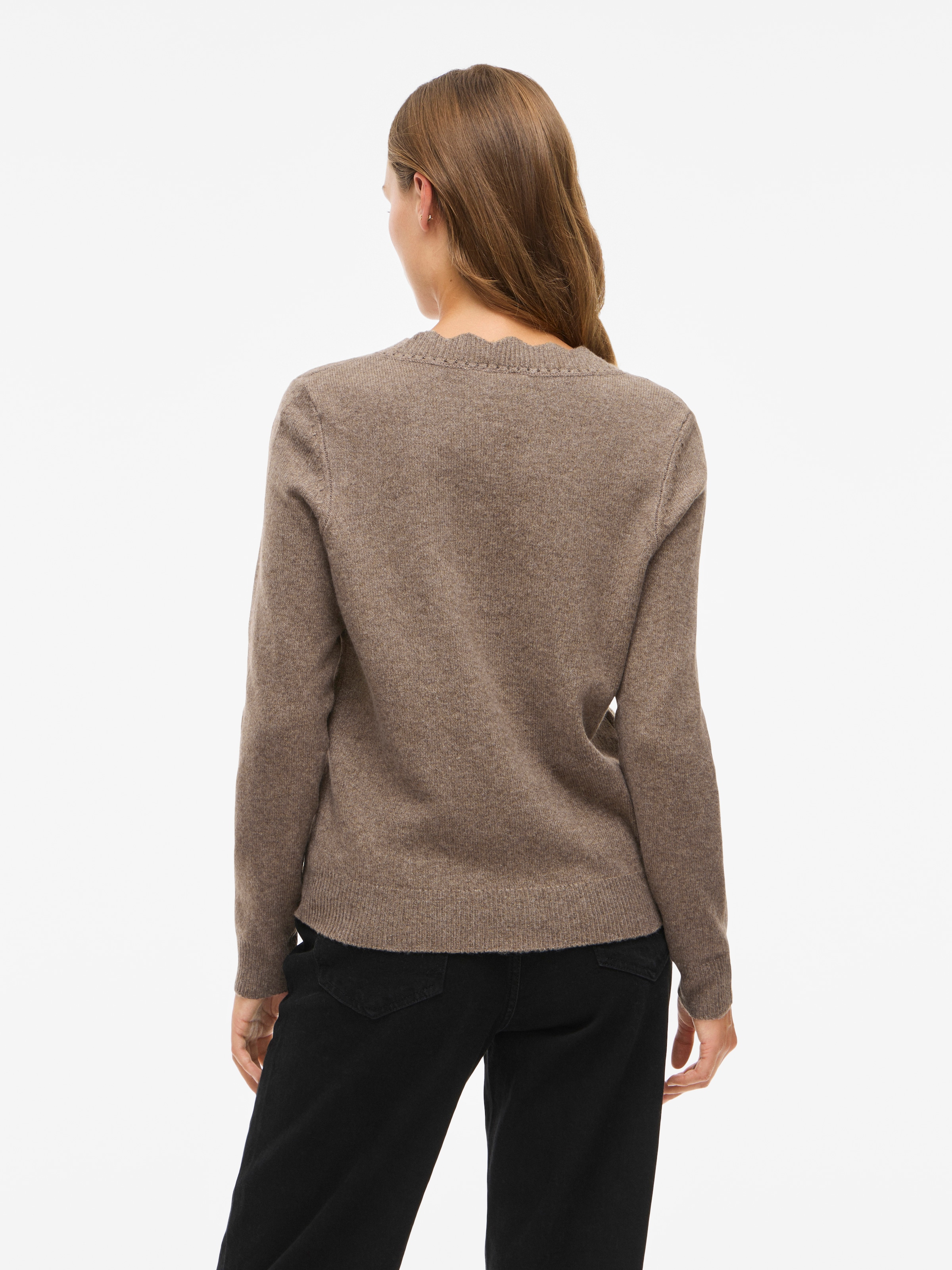 Vila V-Ausschnitt-Pullover »VINIKOLINA V-NECK L/S KNIT TOP - NOOS«