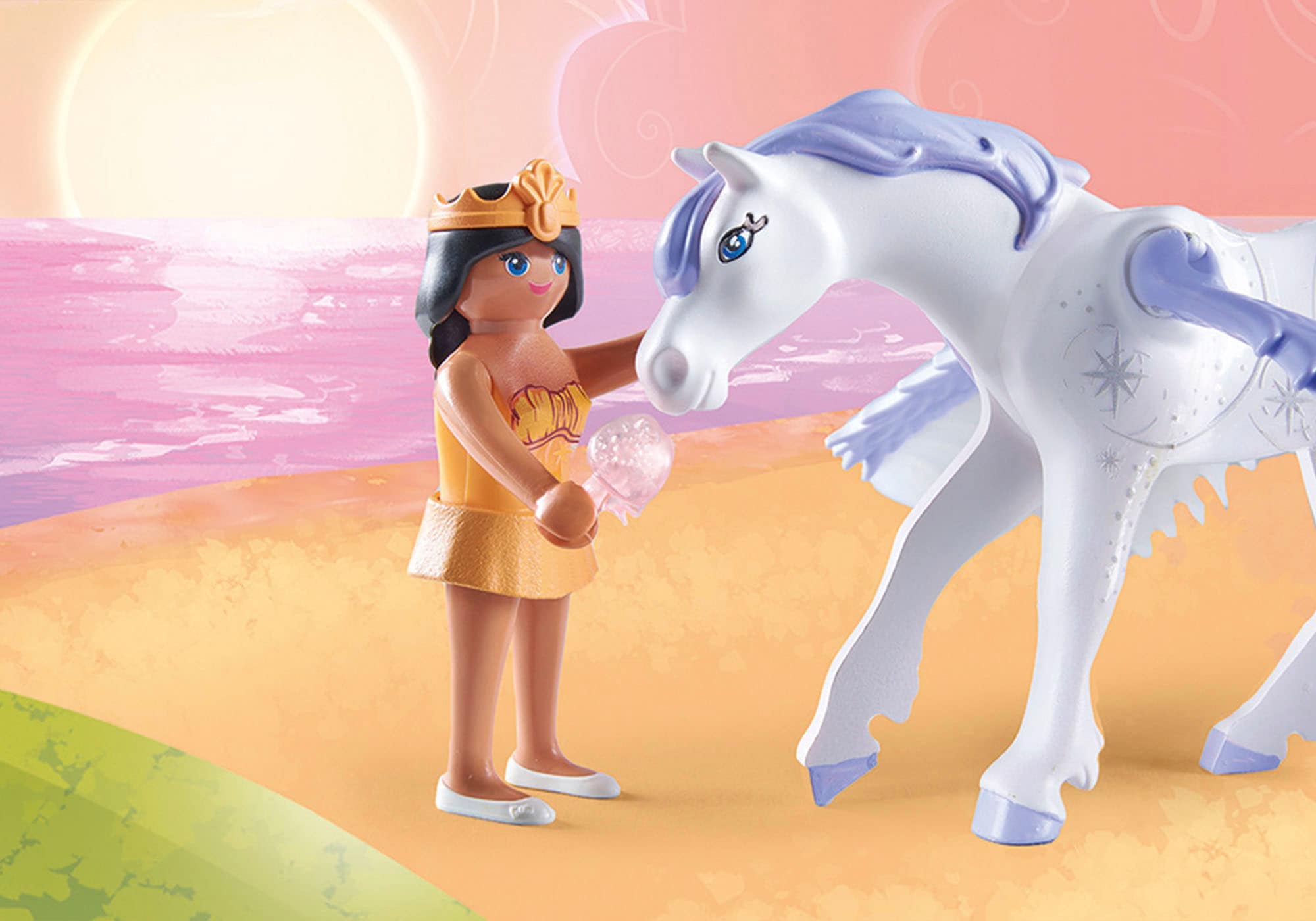 Playmobil® Konstruktions-Spielset »Himmlischer Pegasus mit Regenbogen (71361), Princess Magic«, (85 St.), Made in Europe