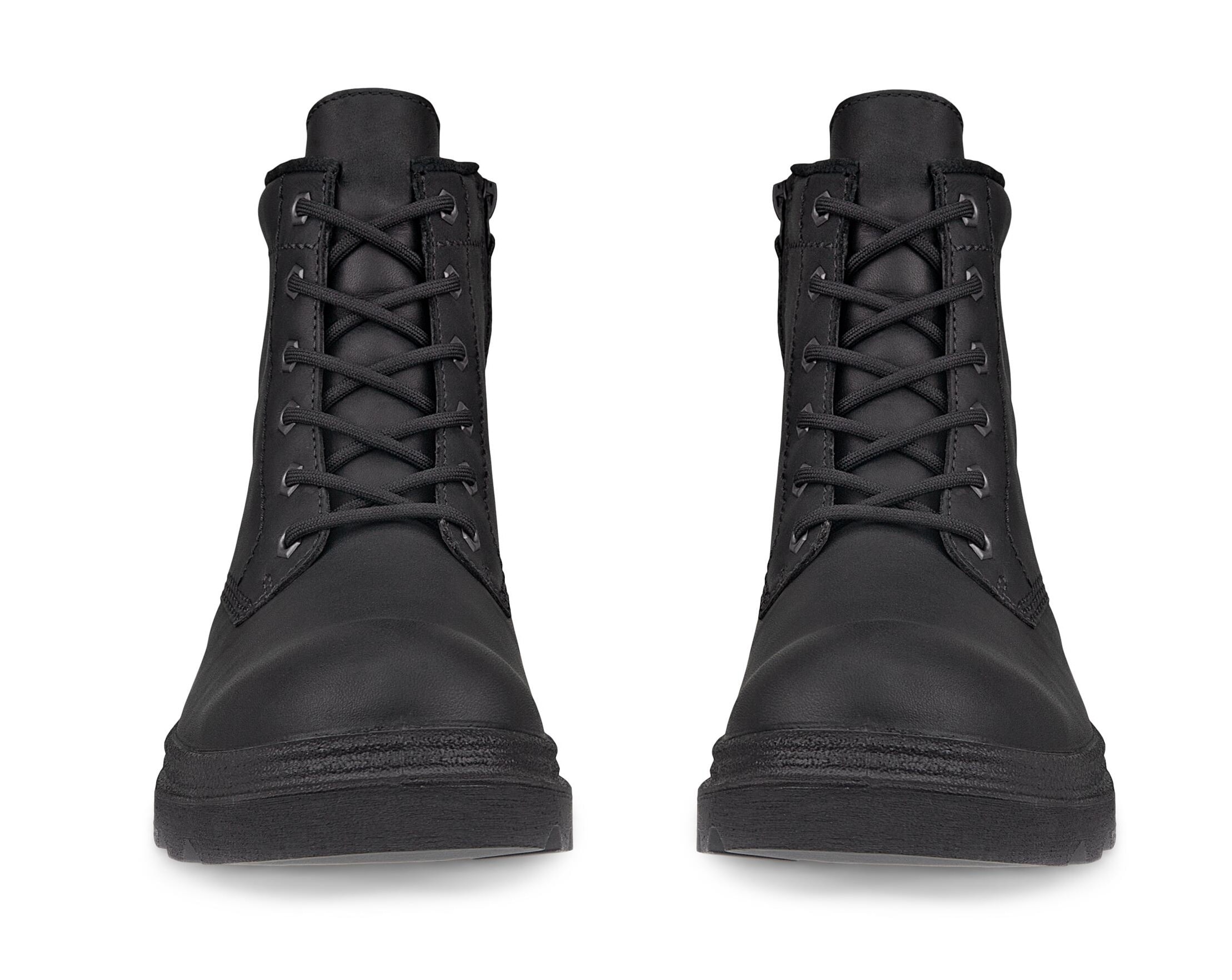 Ecco Schnürboots »GRAINER W«, Stiefelette, Winterboots, Blockabsatz, mit Schurwollfutter