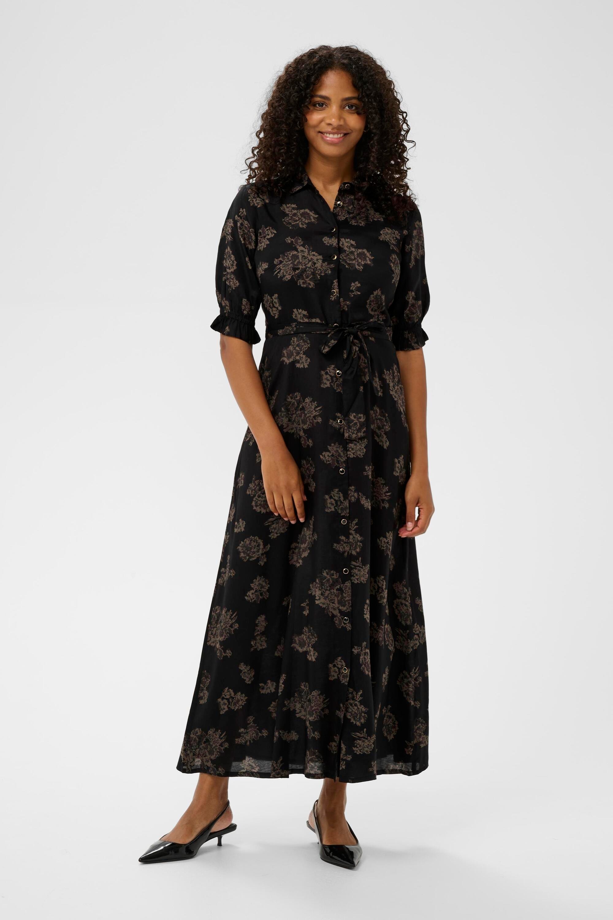 KAFFE Midikleid »Kleid KAvelana«