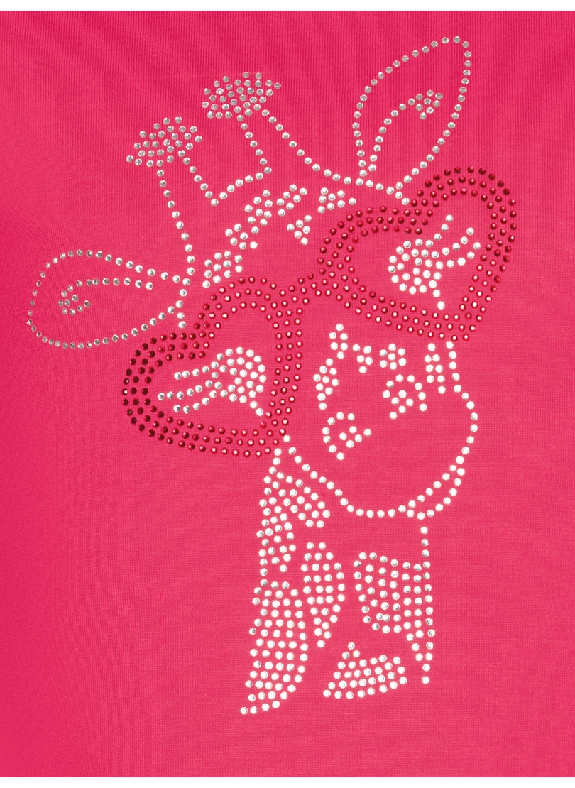 Trigema T-Shirt »TRIGEMA T-Shirt mit glitzerndem Giraffen-Printmotiv«, (1 tlg.)