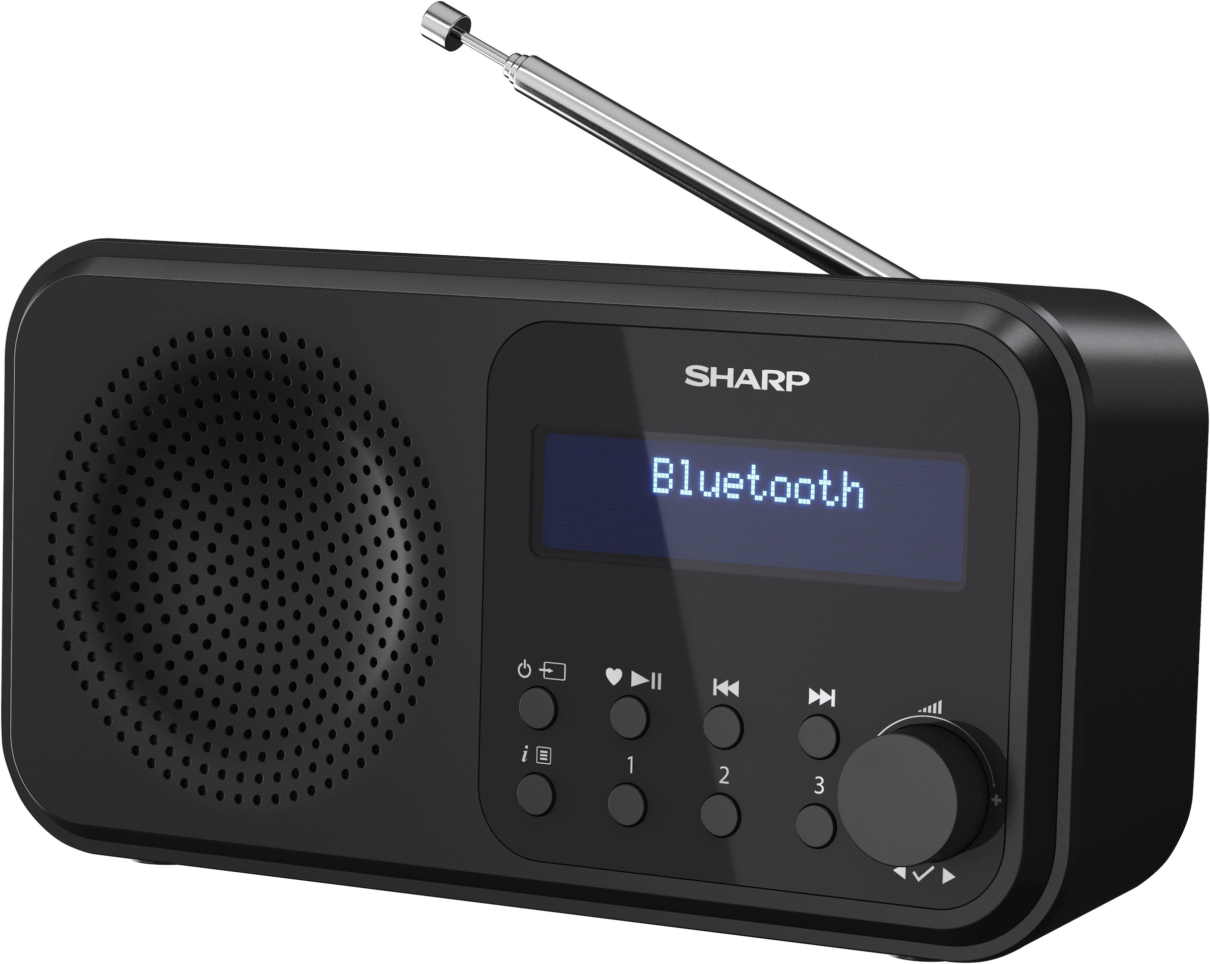 Sharp Radio »DR-P420«, (Bluetooth-A2DP Bluetooth-AVRCP Bluetooth Digitalradio (DAB+)-FM-Tuner mit RDS 2 W)