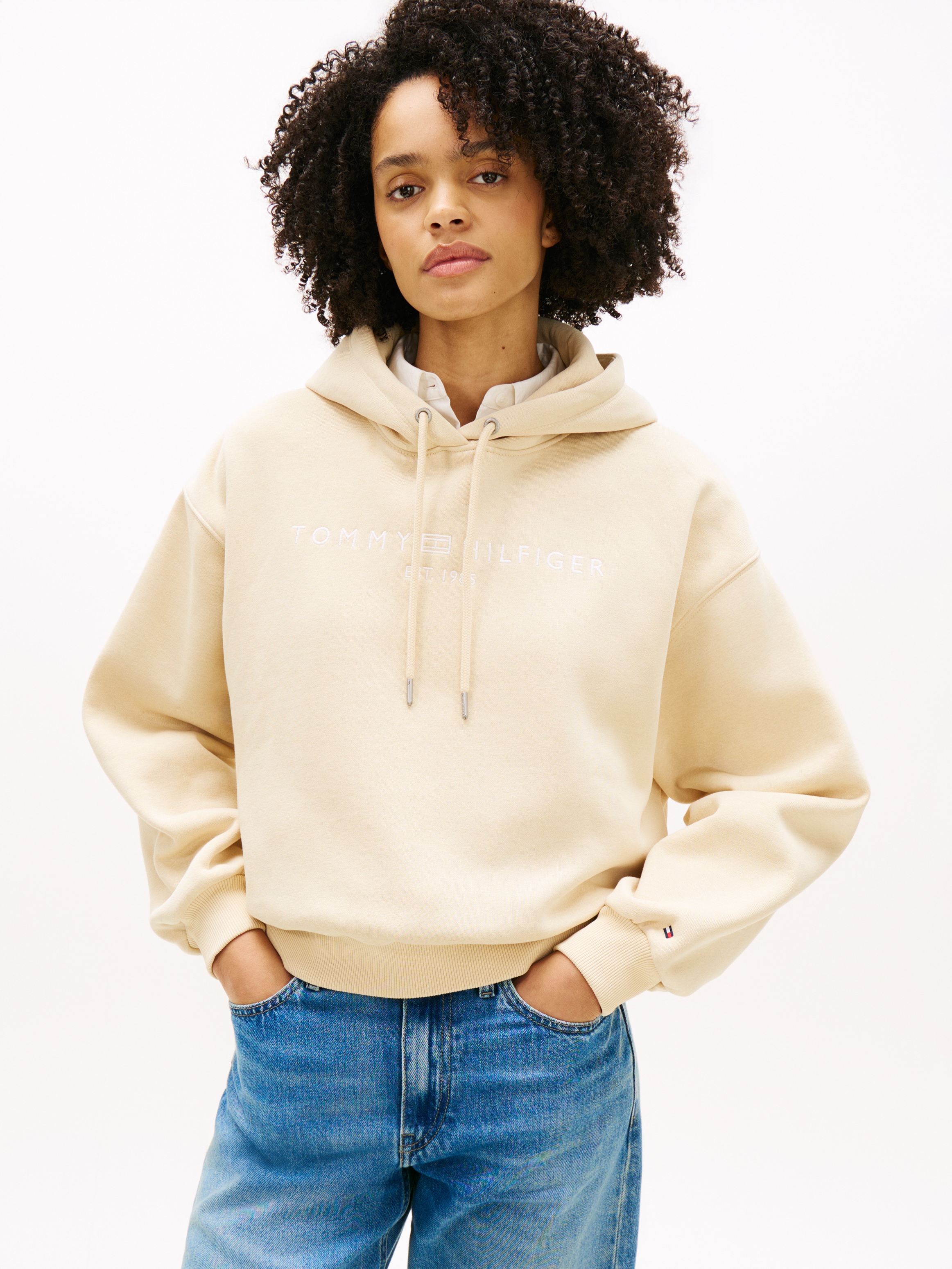 Tommy Hilfiger Kapuzensweatshirt »CORP LOGO MDRN HOODIE«
