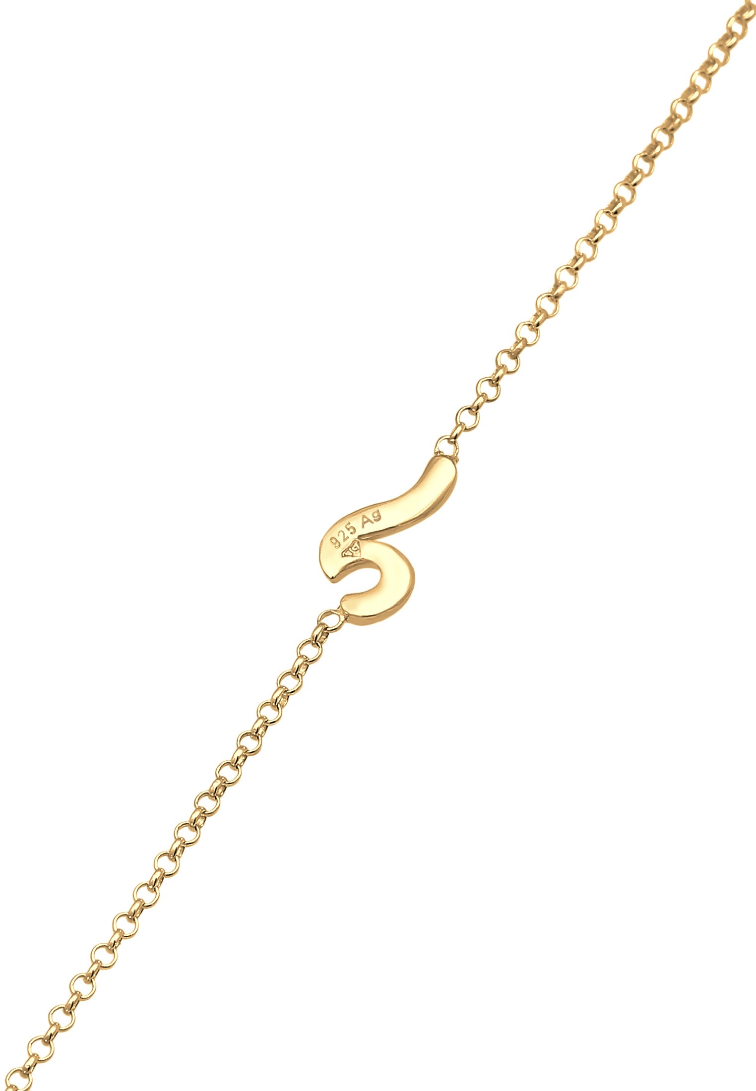 Elli Fußkette »Fußschmuck Wellen Wave Strand Maritim 925 Silber«
