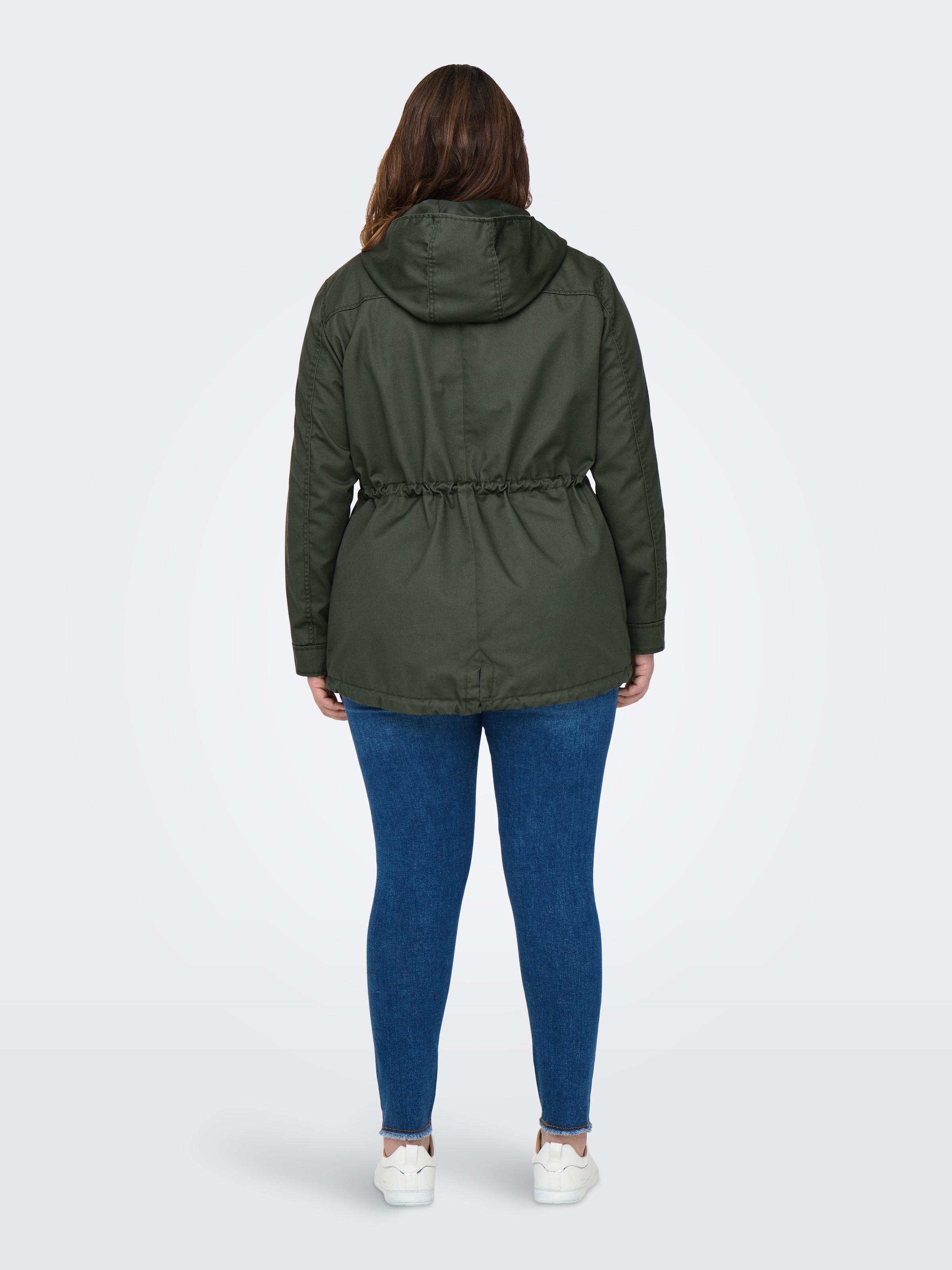 ONLY CARMAKOMA Parka »CARLORCA SPRING CANVAS PARKA OTW NOOS«, mit Kapuze