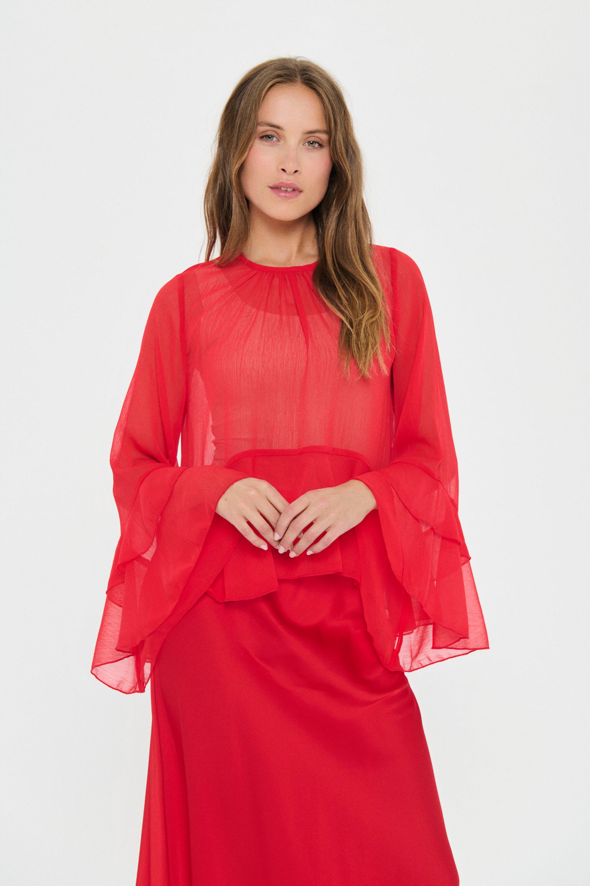 Saint Tropez Langarmbluse »Langarm-Bluse MazelleSZ«
