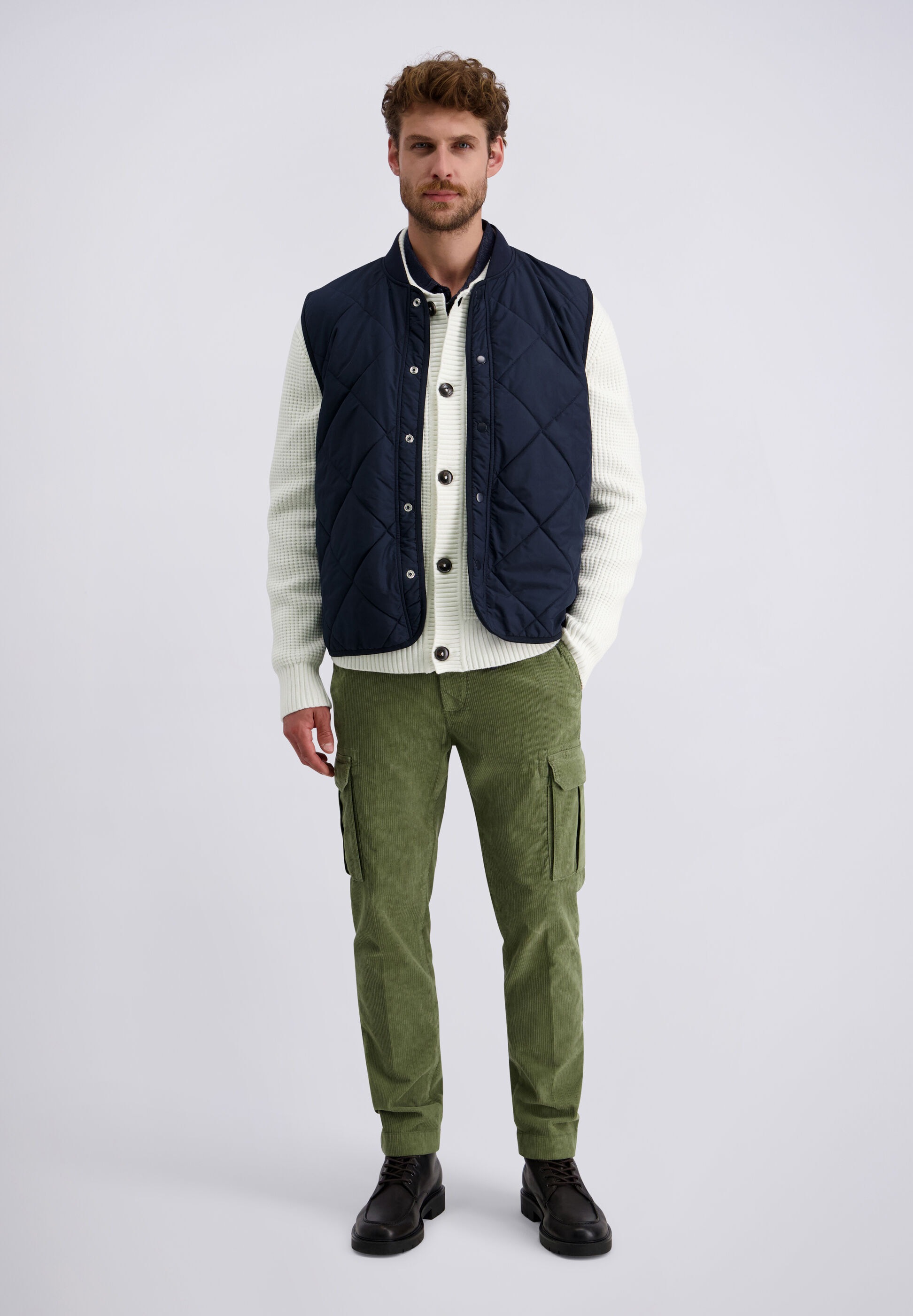 Pierre Cardin Strickjacke »Pierre Cardin Strickjacke« mit Polo-Kragen