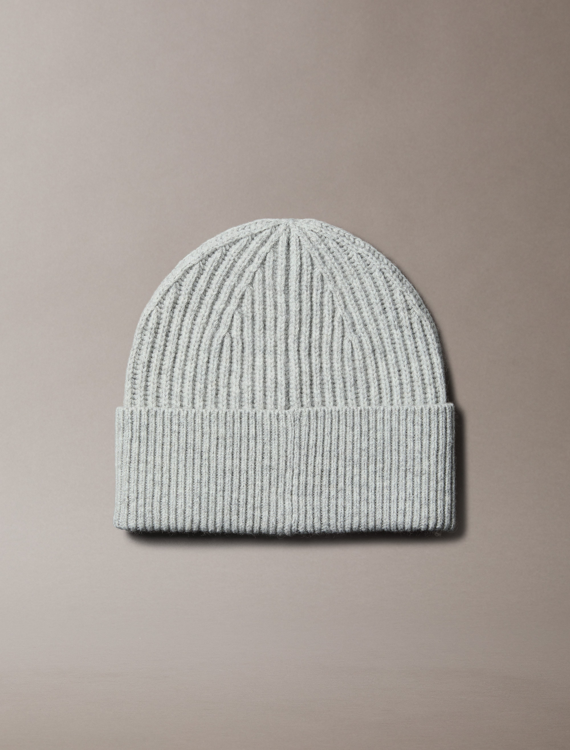 Calvin Klein Strickmütze »CK METAL WOOL BEANIE« aus weicher Wollmischung