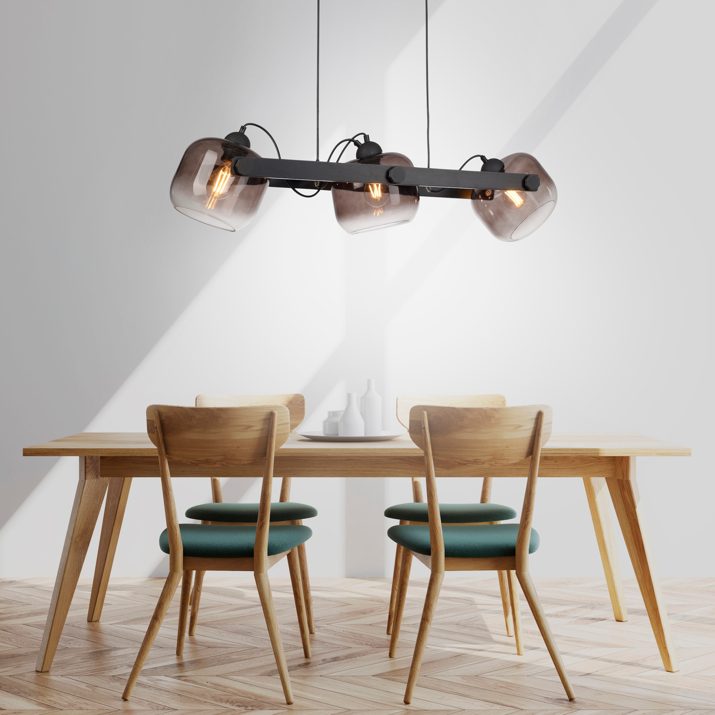JUST LIGHT Pendelleuchte »CUP 2.0«, 3 flammig, Leuchtmittel E27 | Leuchtmittel wechselbar, ExklusiveE27