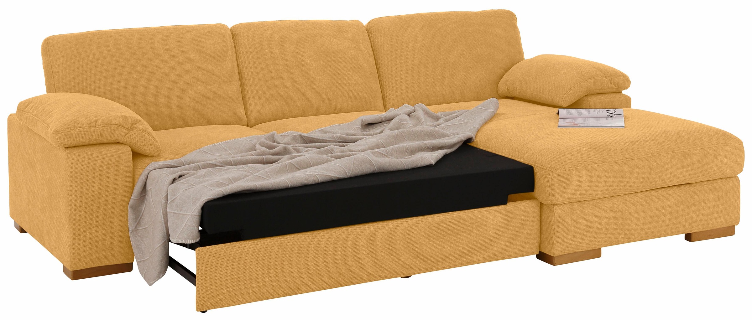 Home affaire Ecksofa »Ventura L-Form«, wahlweise mit Bettfunktion und Bettfunktion/Bettkasten