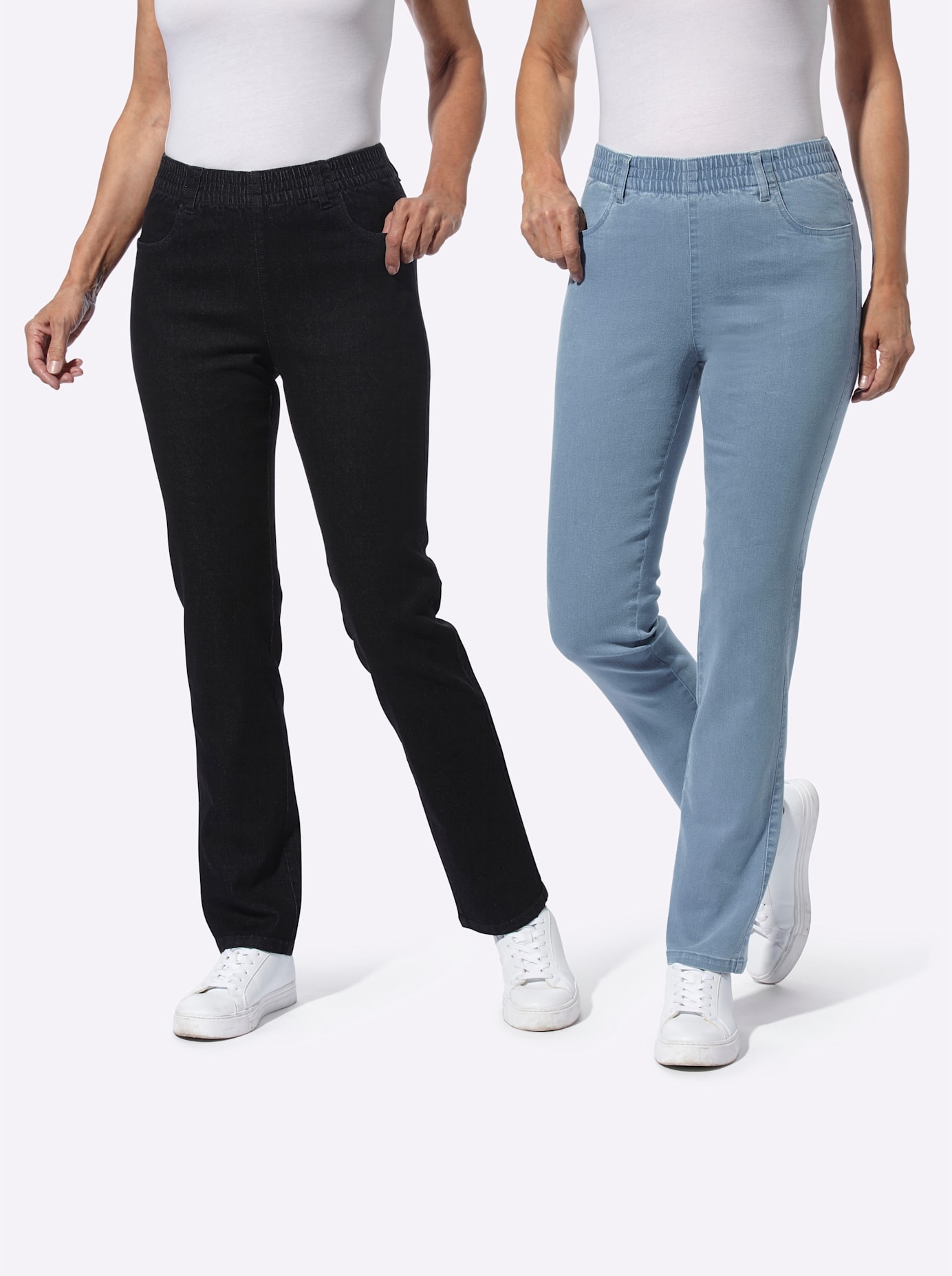 Classic Basics Bequeme Jeans, (2 tlg.)