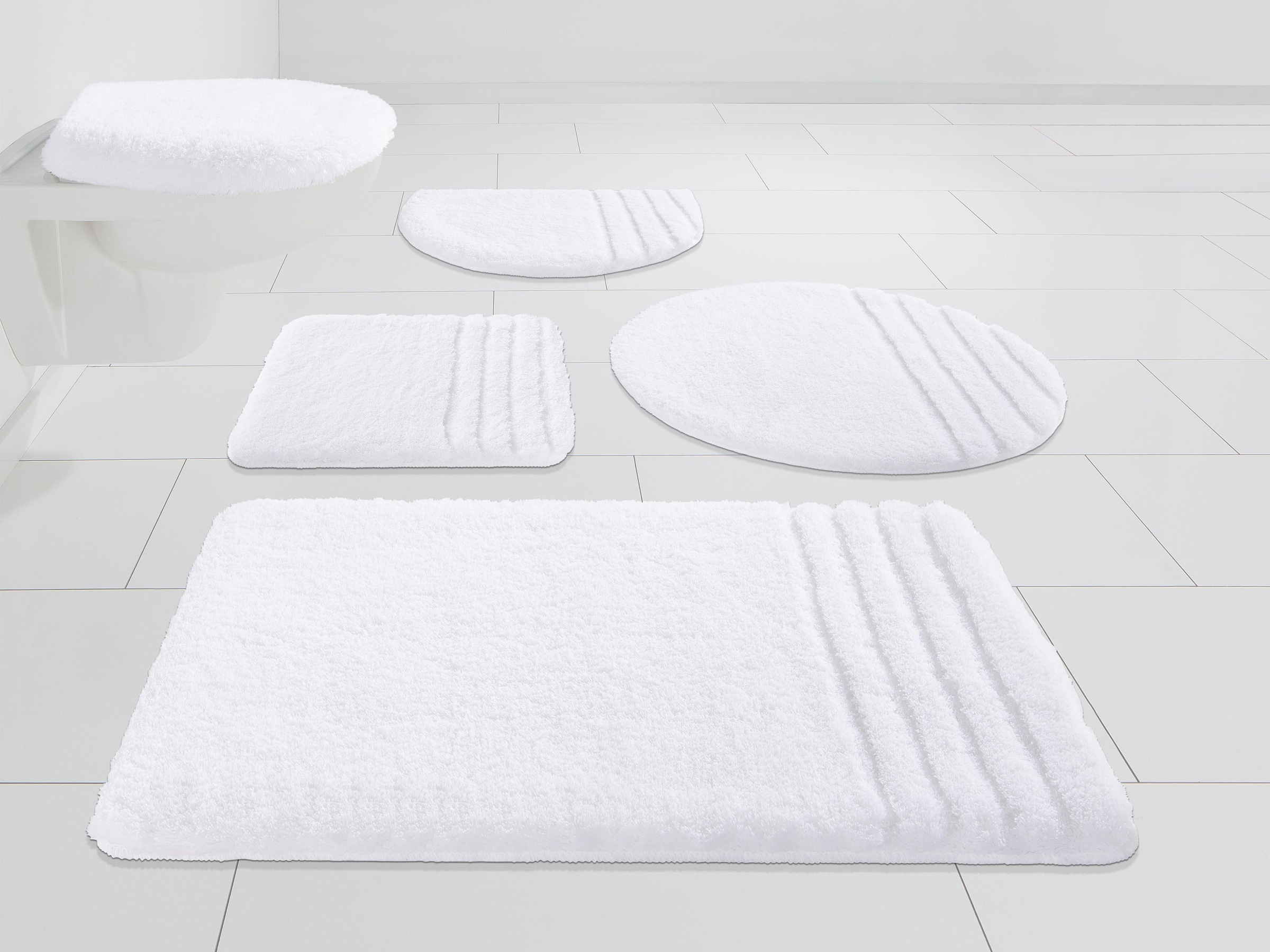 Möve Badematte »Loft«, Höhe 30 mm, fußbodenheizungsgeeignet-strapazierfähig, rutschhemmender Rücken