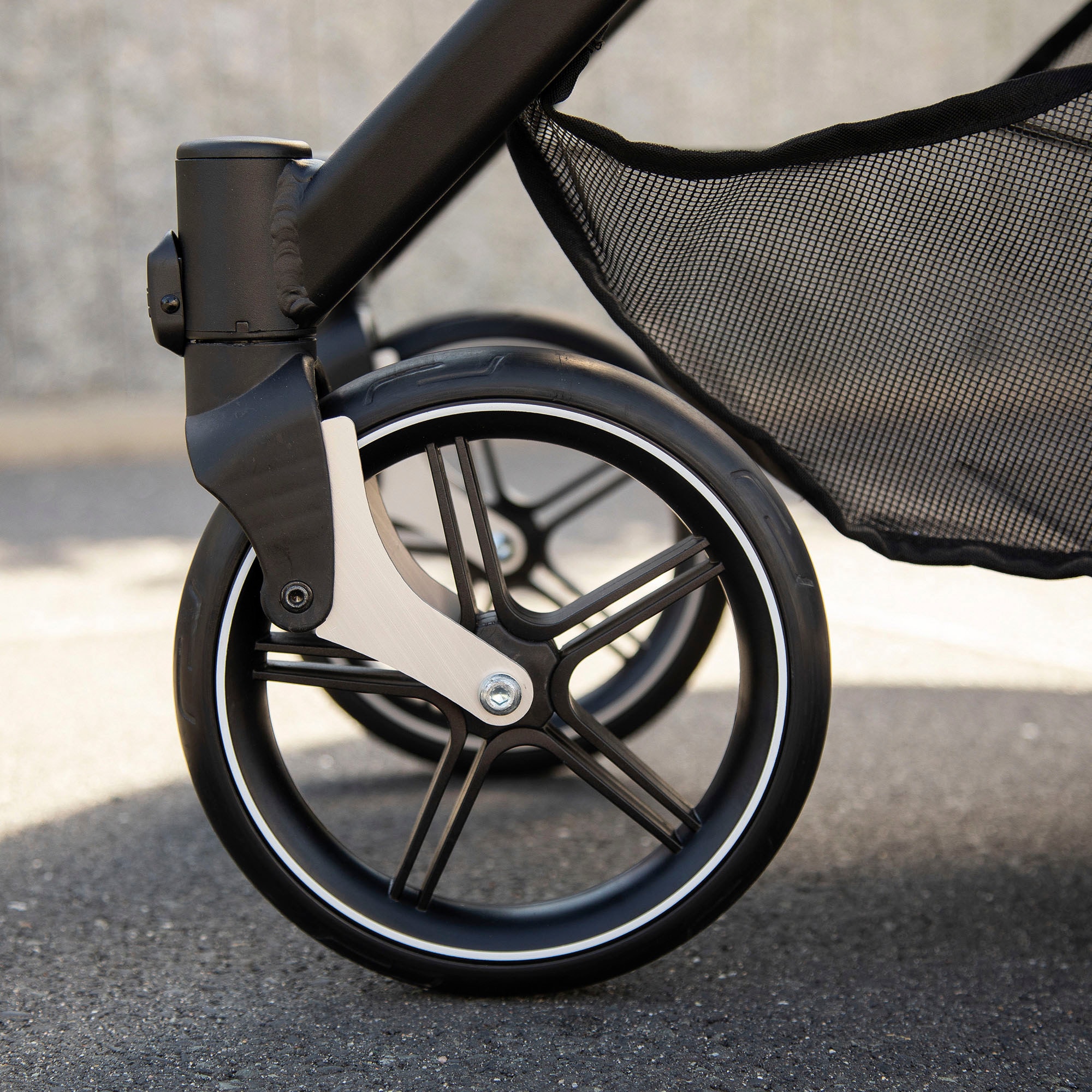 Gesslein Kombi-Kinderwagen »FX4 Soft+ mit Aufsatz Swing schwarz, beere«, mit Babywanne C3 und Babyschalenadapter