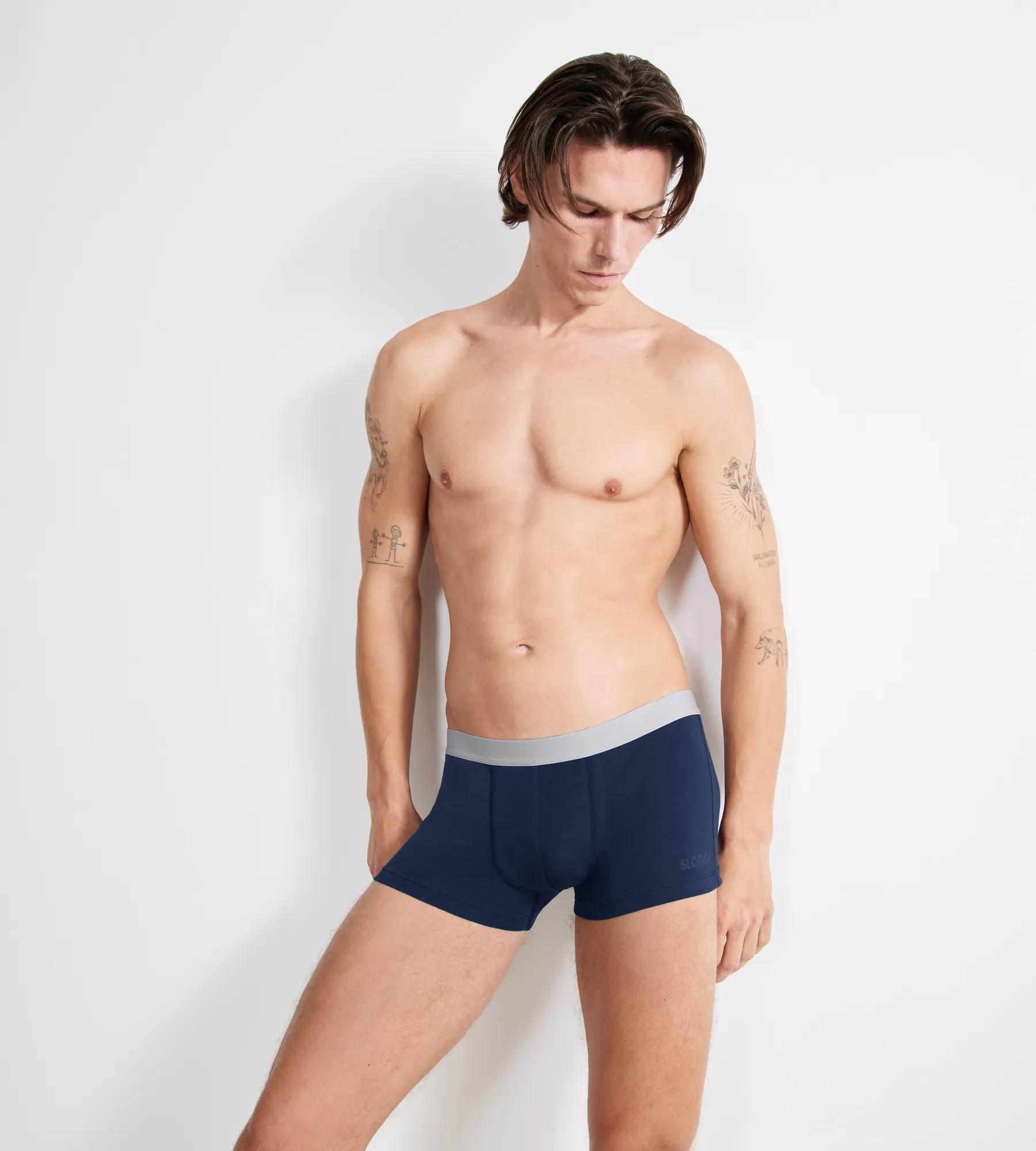 sloggi Retro Pants »men GO ABC 2.0 Hipster 2P« Packung, 2er Pack, 2 Stk. moderne bequeme Basics