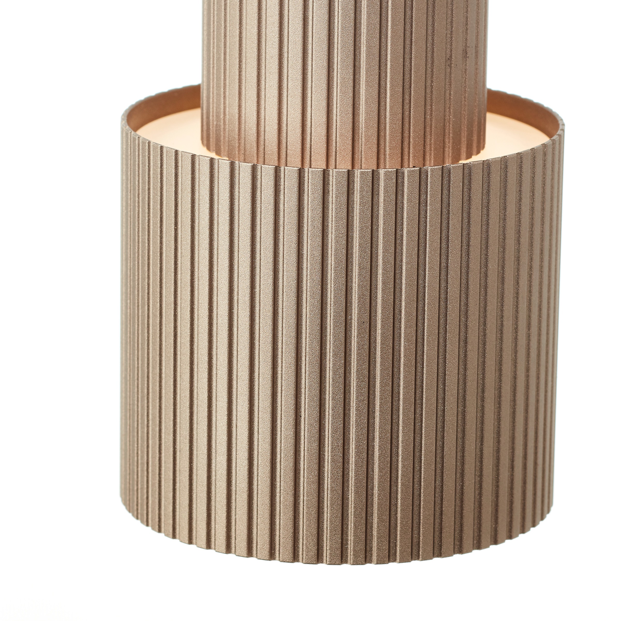 Brilliant Pendelleuchte »Cadiz«, 4 flammig, Leuchtmittel GU10 | ohne Leuchtmittel, 150 x 98 cm, 4x GU10 Fassung, kürzbar, Aluminium, schwarz/bronzefarben