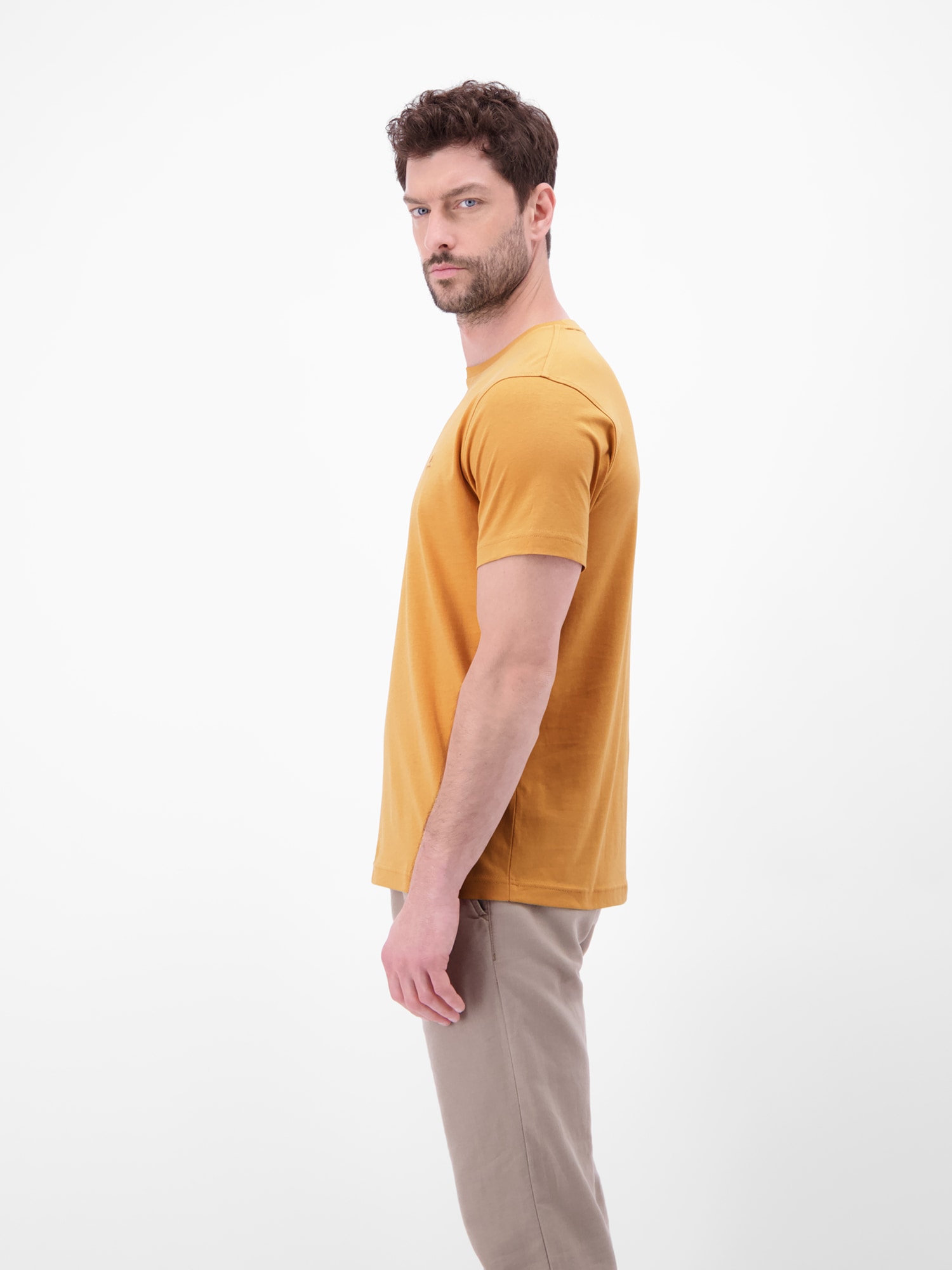 LERROS Rundhalsshirt »Rundhals T-Shirt aus Baumwolle« 100% Baumwolle, einfarbig, angenehmer Tragekomfort